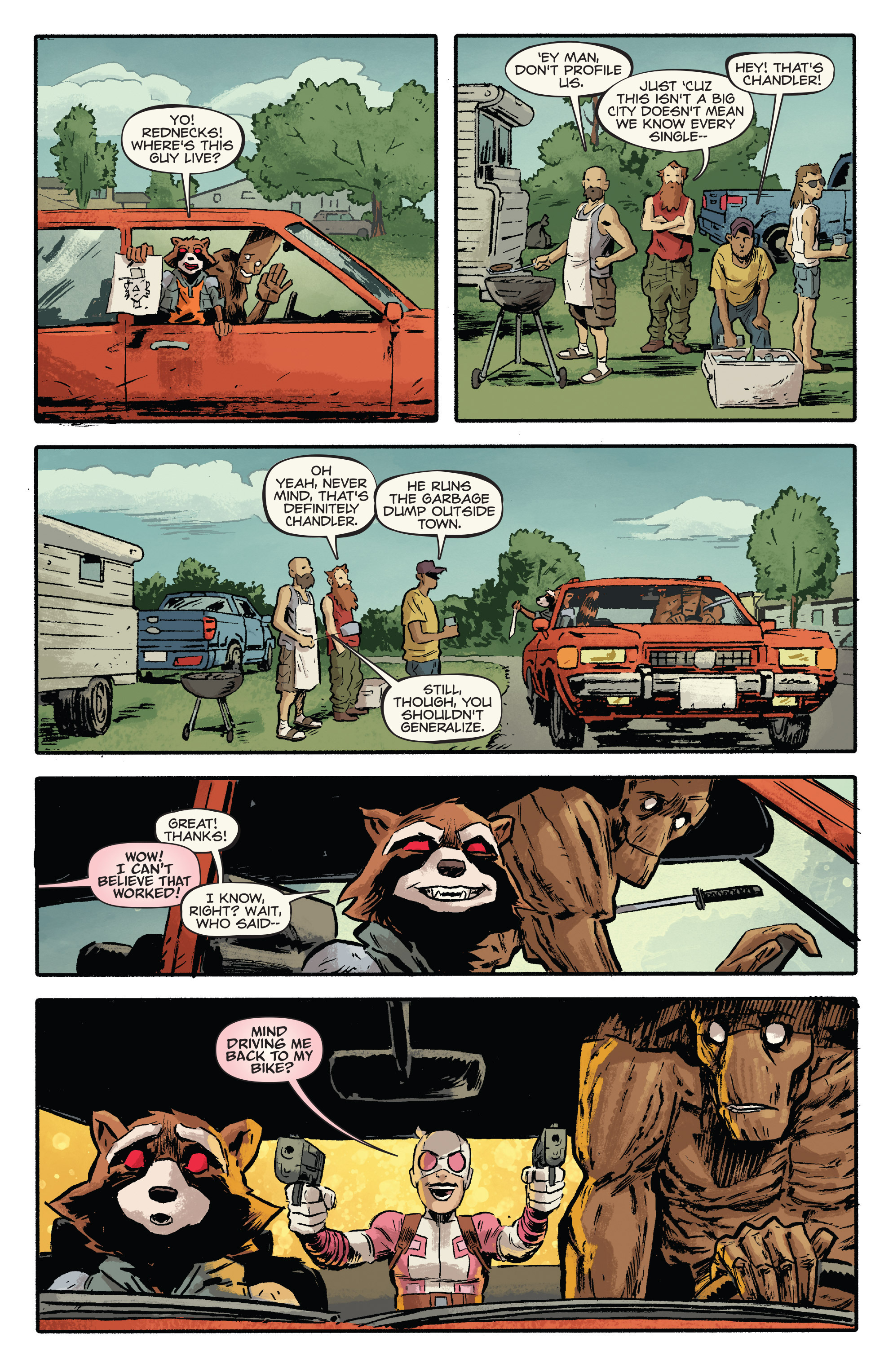 Read online Rocket Raccoon & Groot comic -  Issue #8 - 18