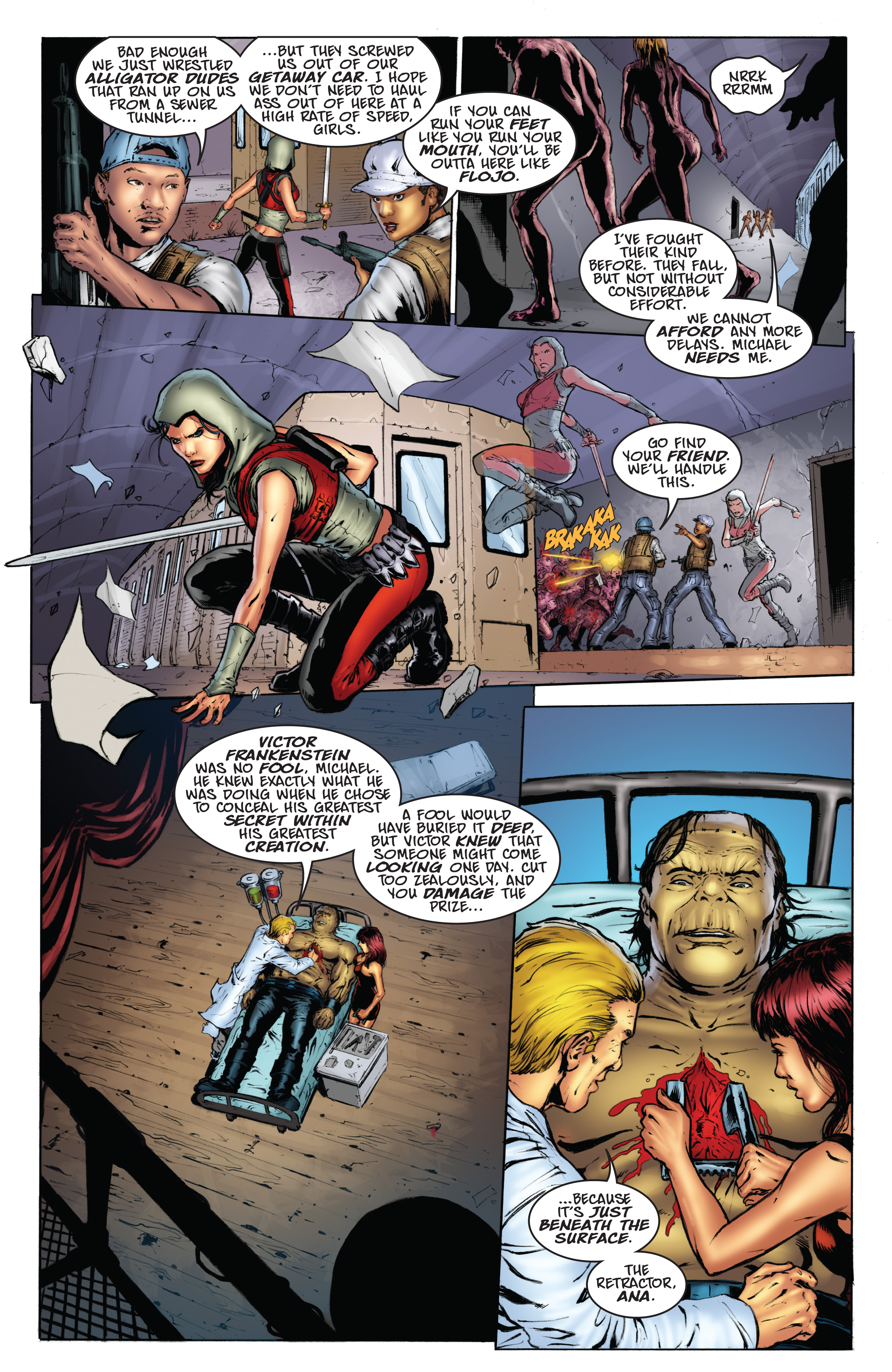 Read online Hack/Slash/Eva Monster's Ball comic -  Issue #3 - 17