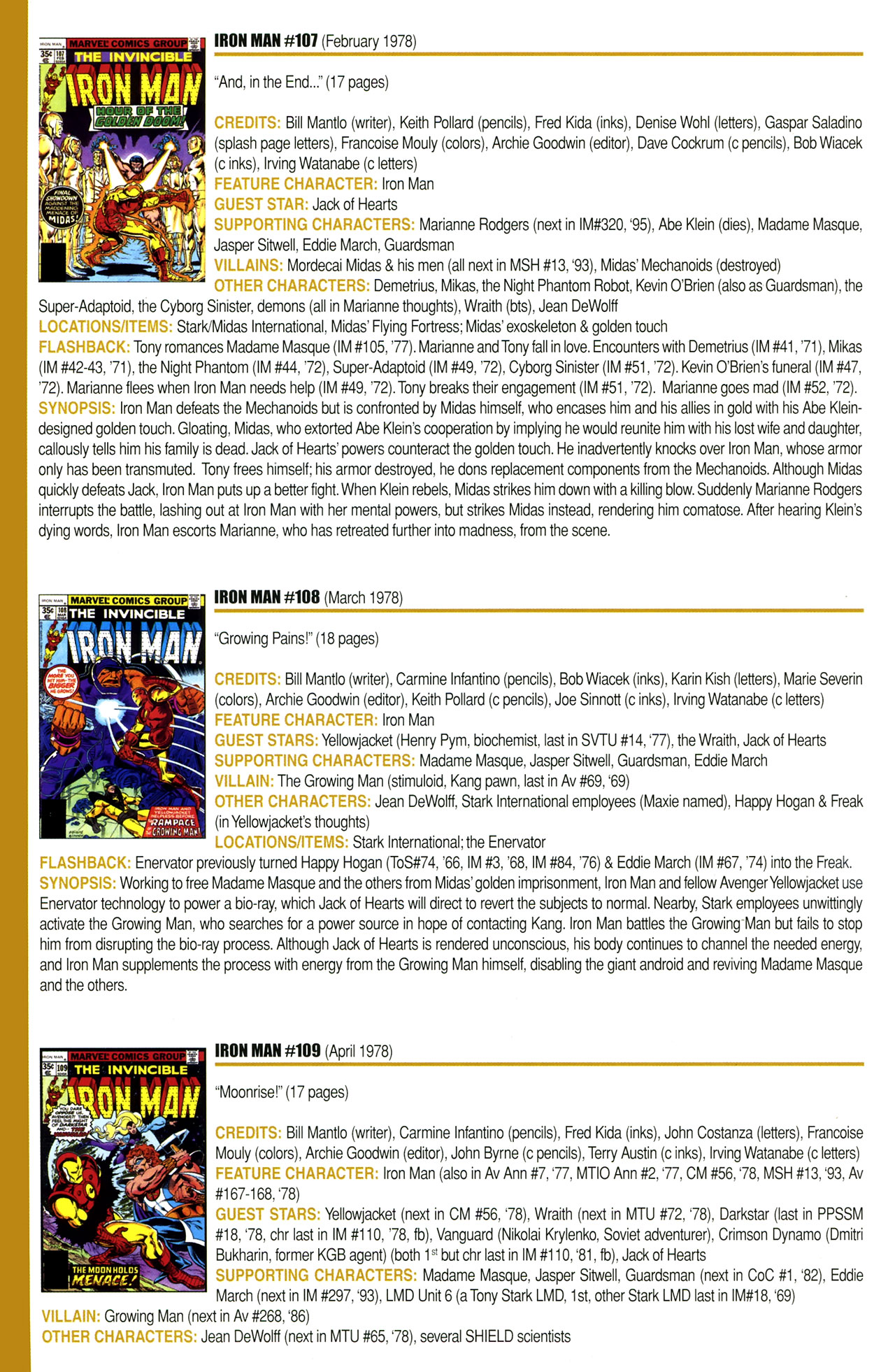 Read online Official Index to the Marvel Universe comic -  Issue #4 - 42