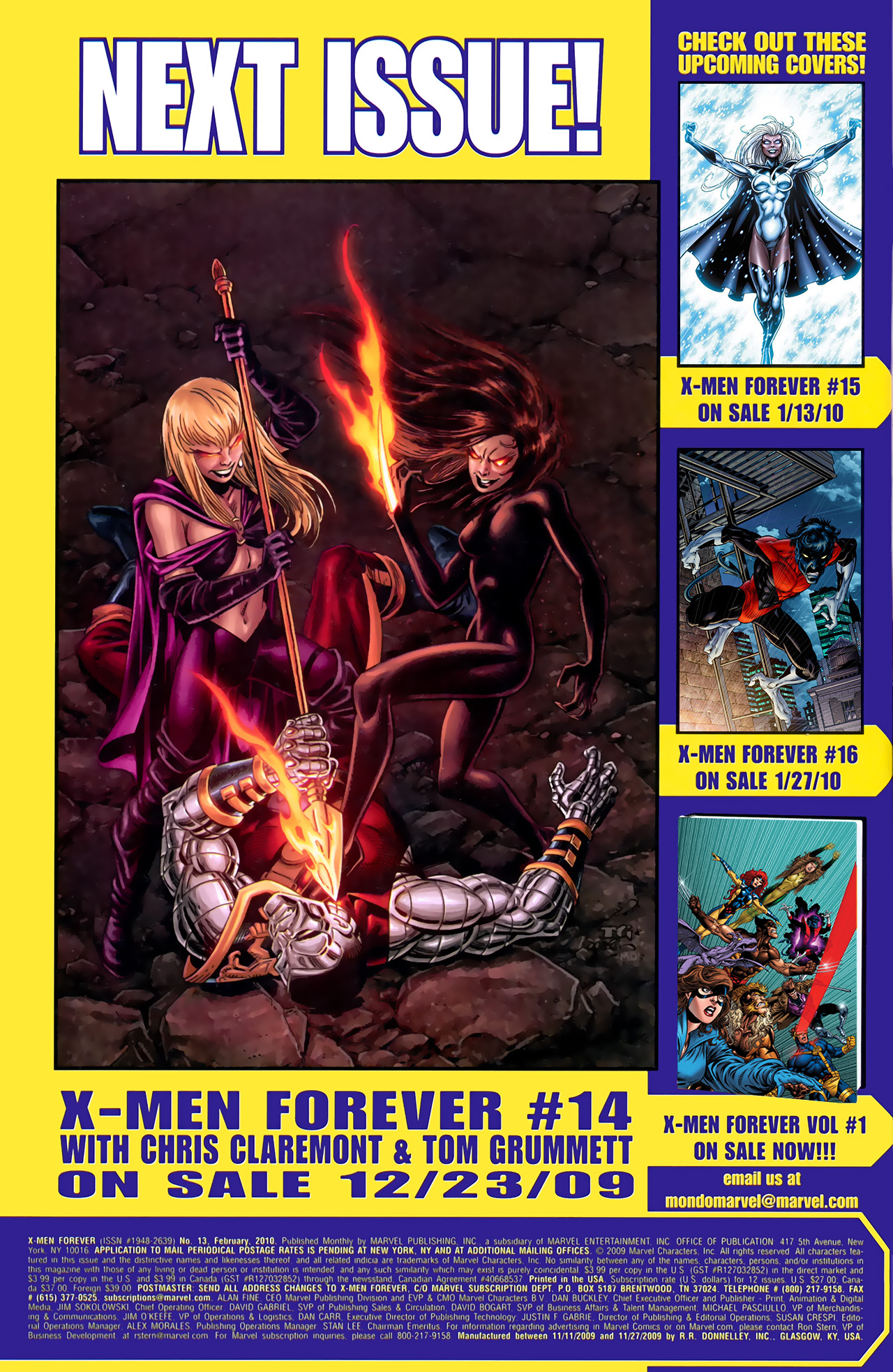 Read online X-Men Forever (2009) comic -  Issue #13 - 25