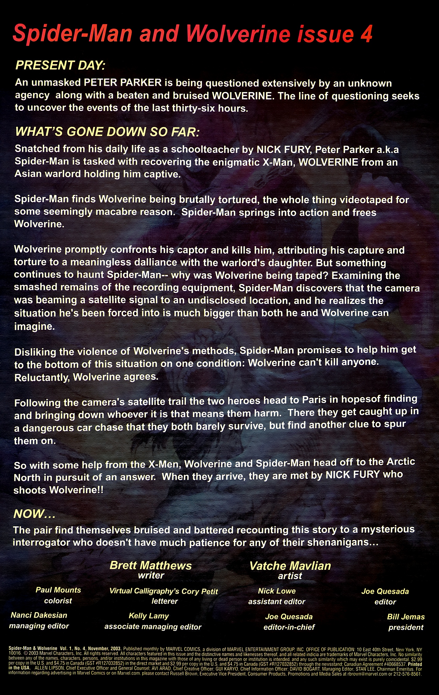 Read online Spider-Man & Wolverine comic -  Issue #4 - 2