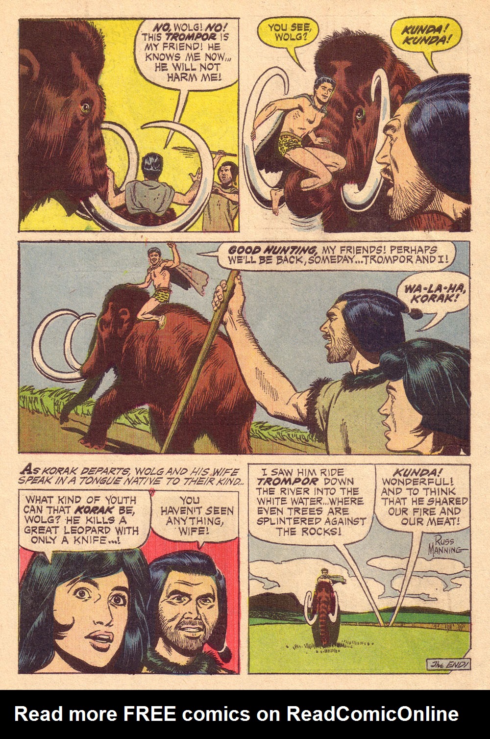 Read online Korak, Son of Tarzan (1964) comic -  Issue #4 - 34