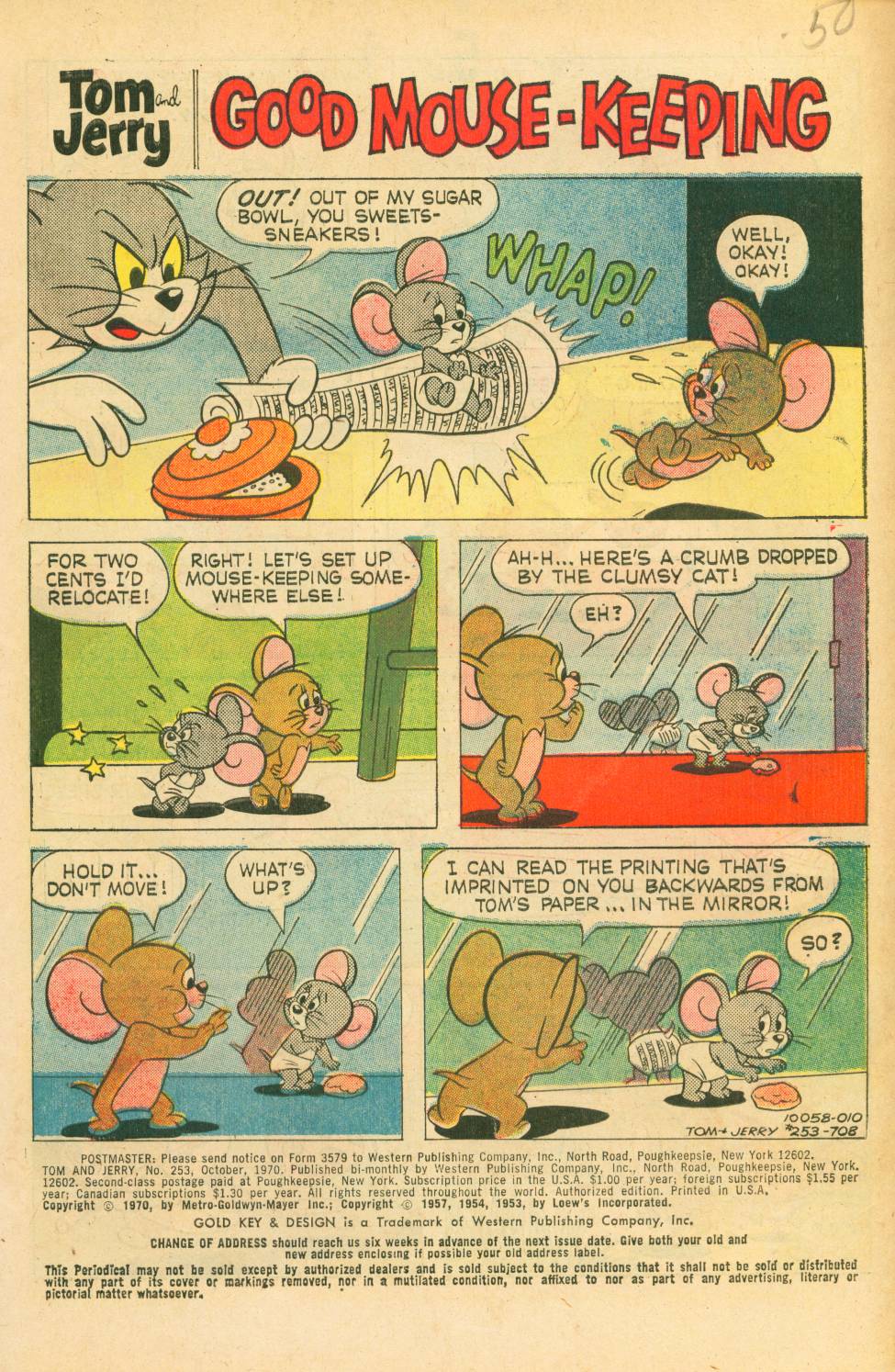 Read online Tom and Jerry comic -  Issue #253 - 2