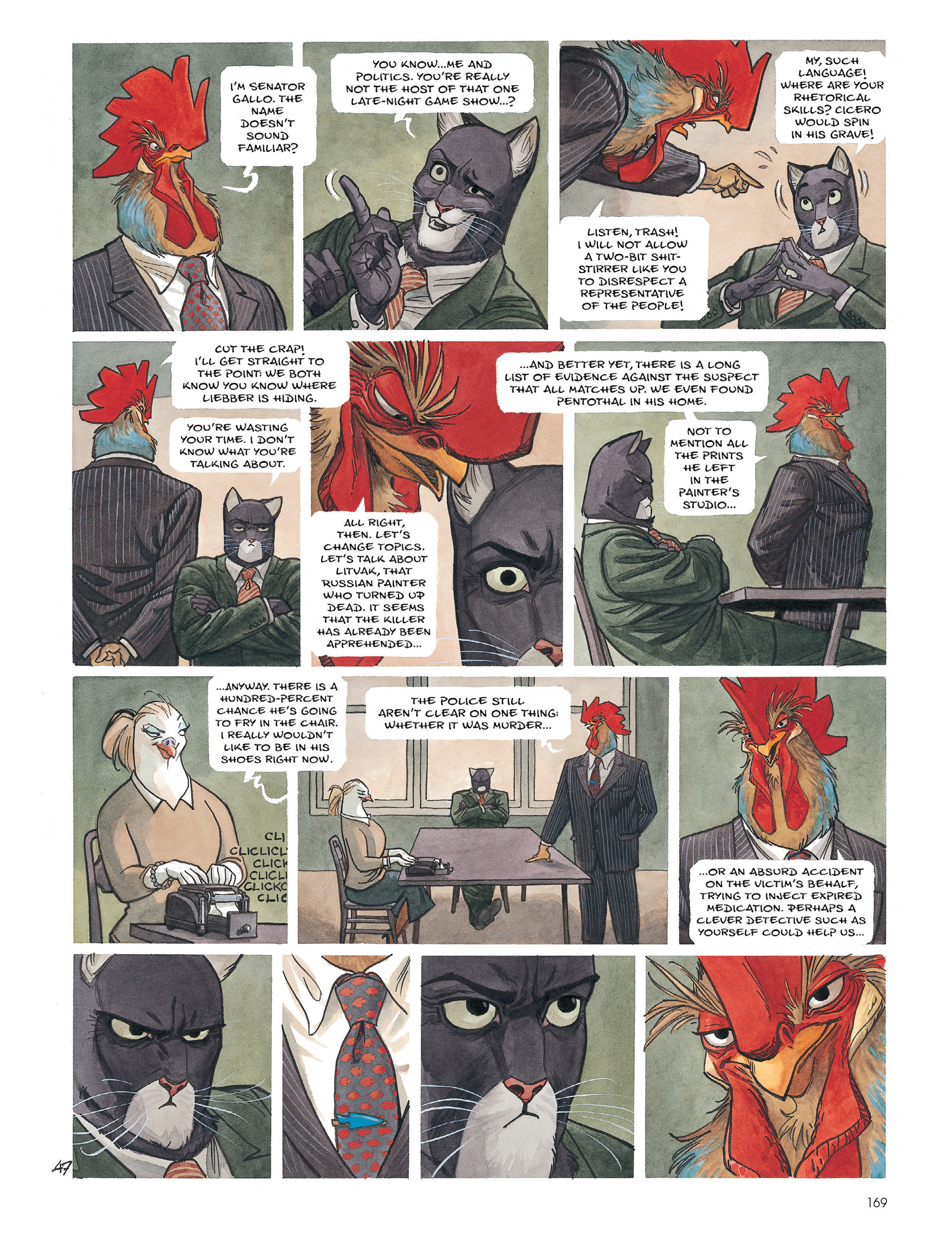 Read online Blacksad (2010) comic -  Issue # Full - 168