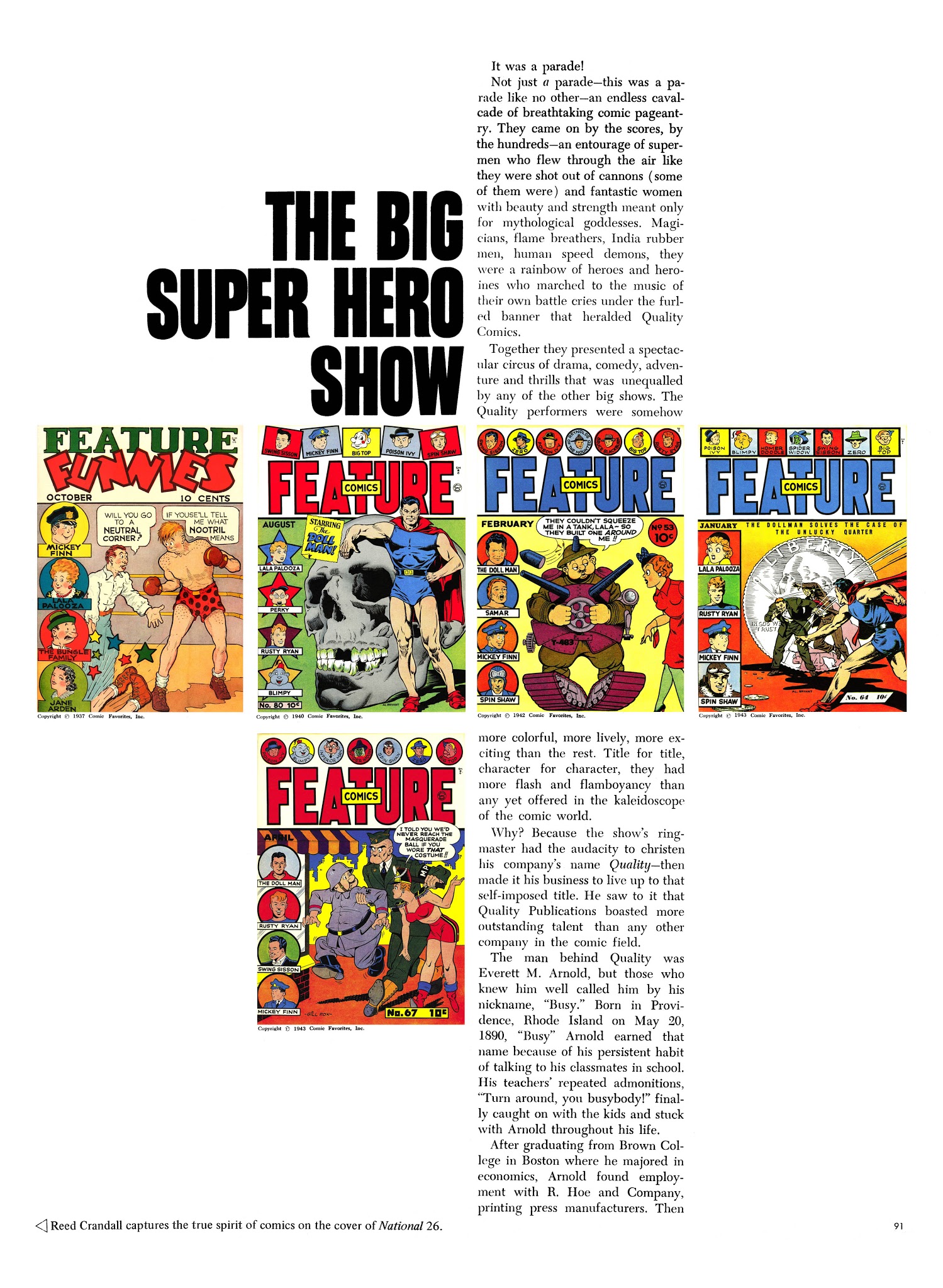 Read online The Steranko History of Comics comic -  Issue # TPB 2 - 90