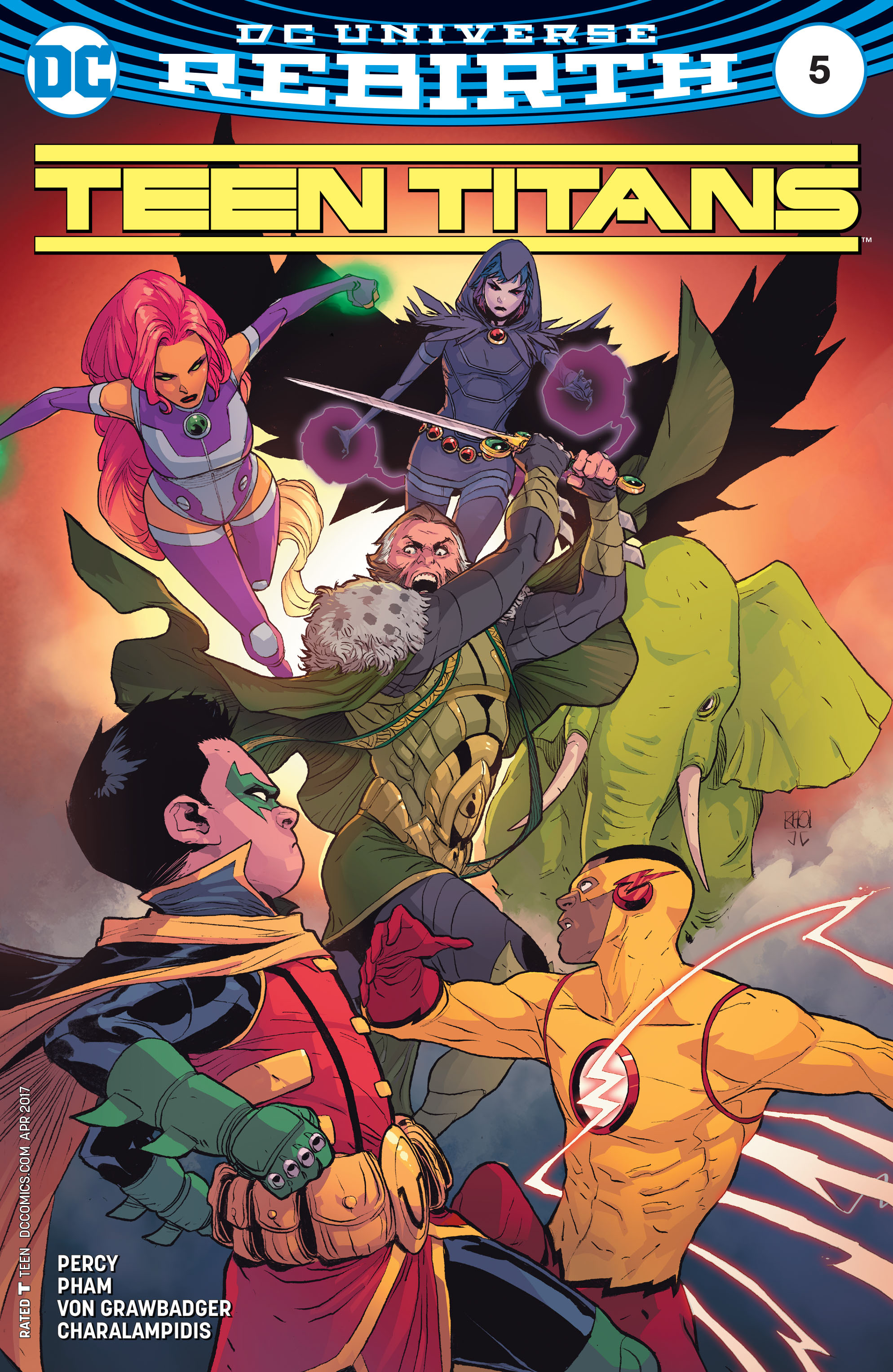Read online Teen Titans (2016) comic -  Issue #5 - 1