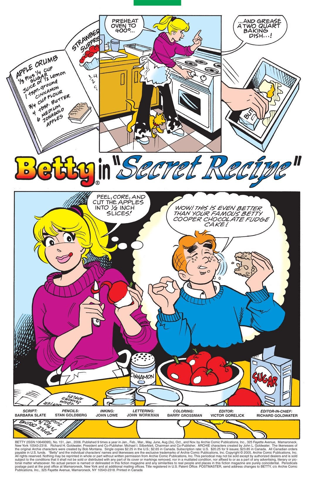 Read online Betty comic -  Issue #151 - 2