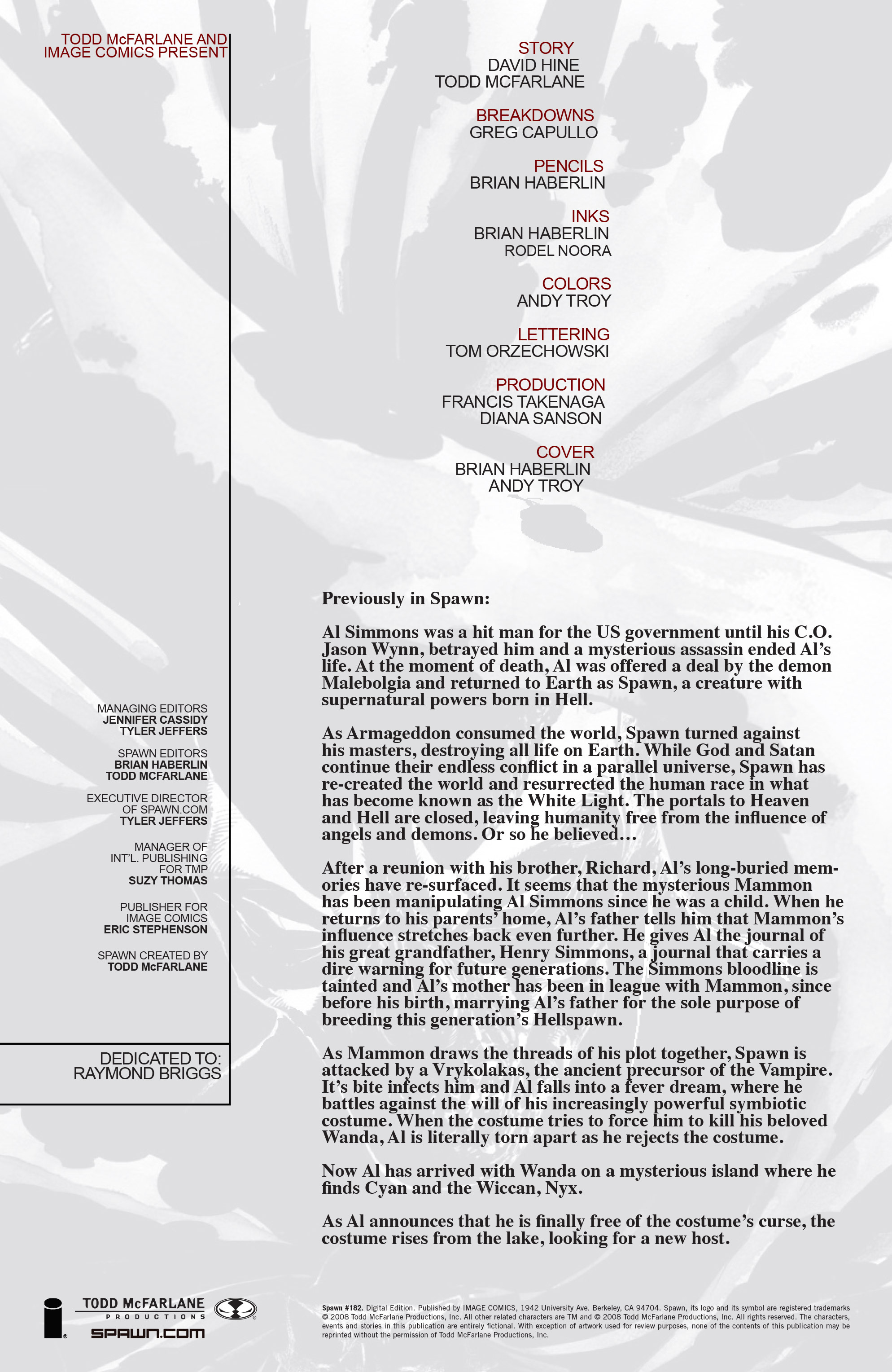 Read online Spawn comic -  Issue #182 - 2