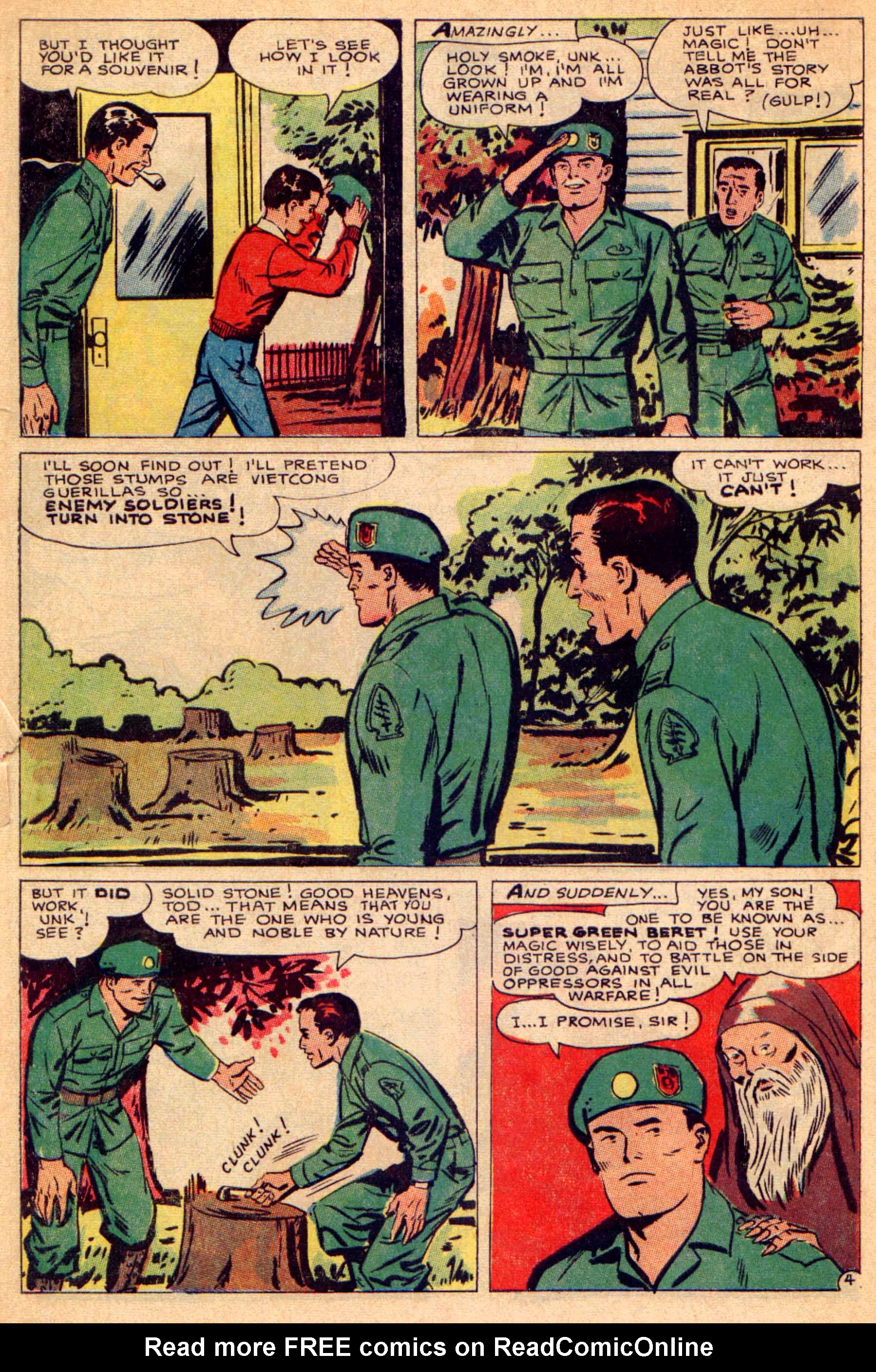 Read online Super Green Beret comic -  Issue #1 - 6