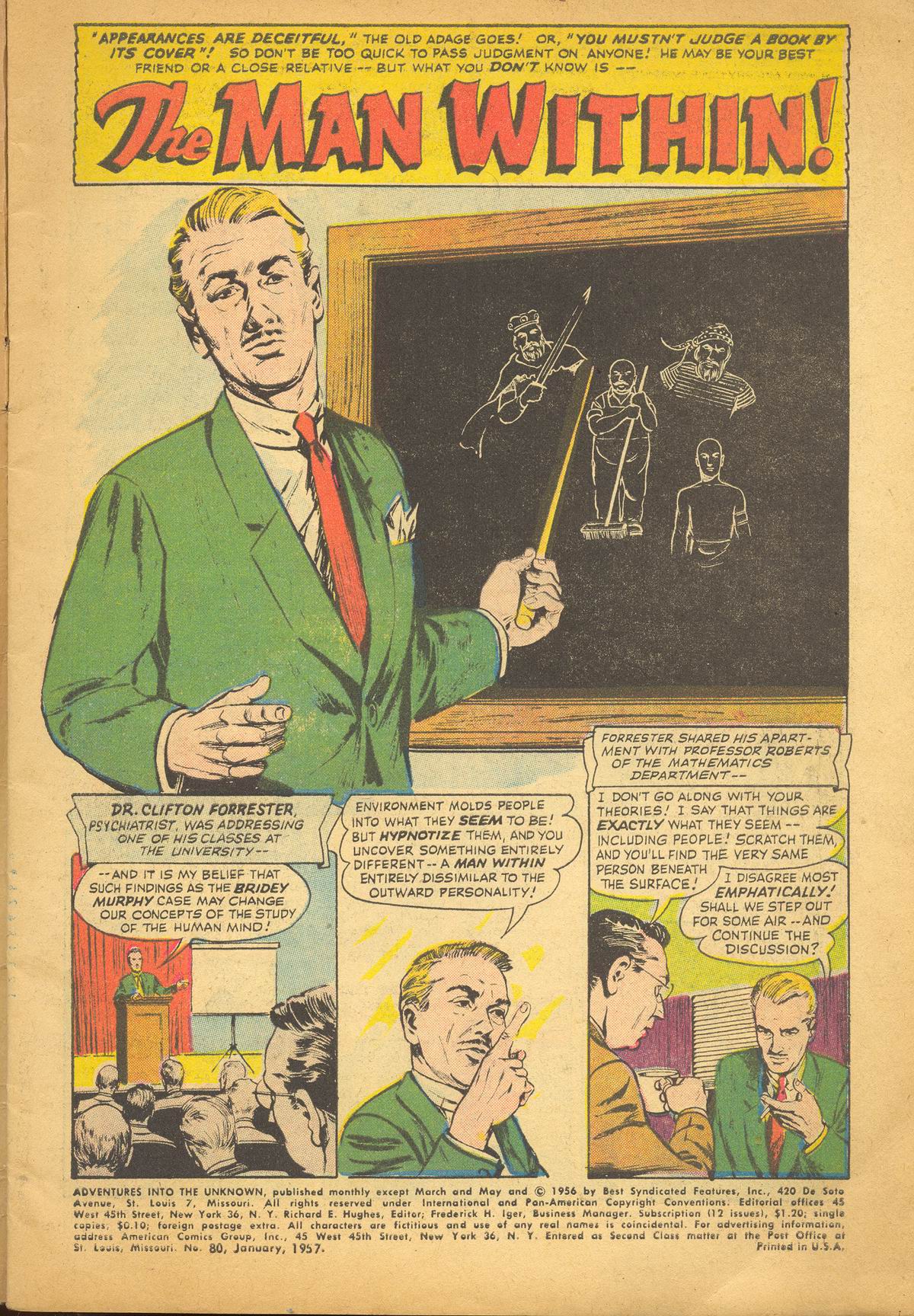 Read online Adventures Into The Unknown comic -  Issue #80 - 3