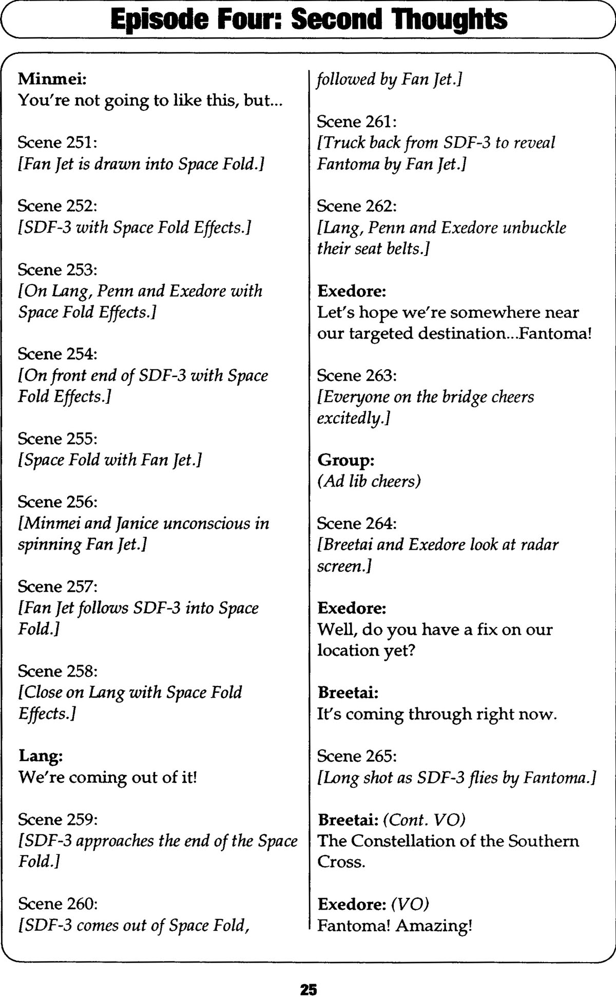 Read online Robotech II: The Sentinels comic -  Issue # _Script Book 1 - 97