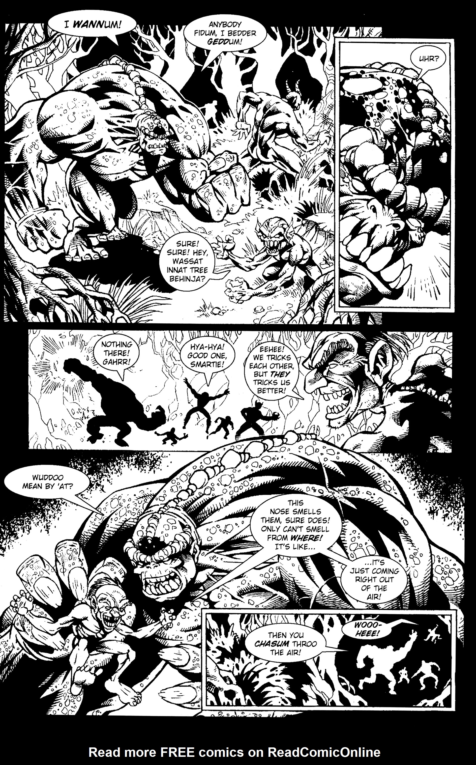 Read online Warrior Nun: Black & White comic -  Issue #11 - 11