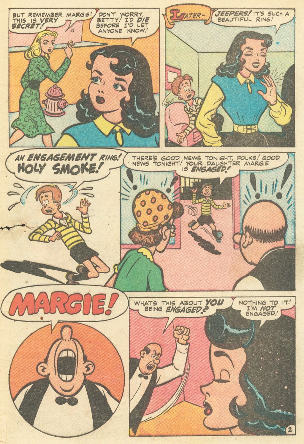 Read online Margie Comics comic -  Issue #37 - 45
