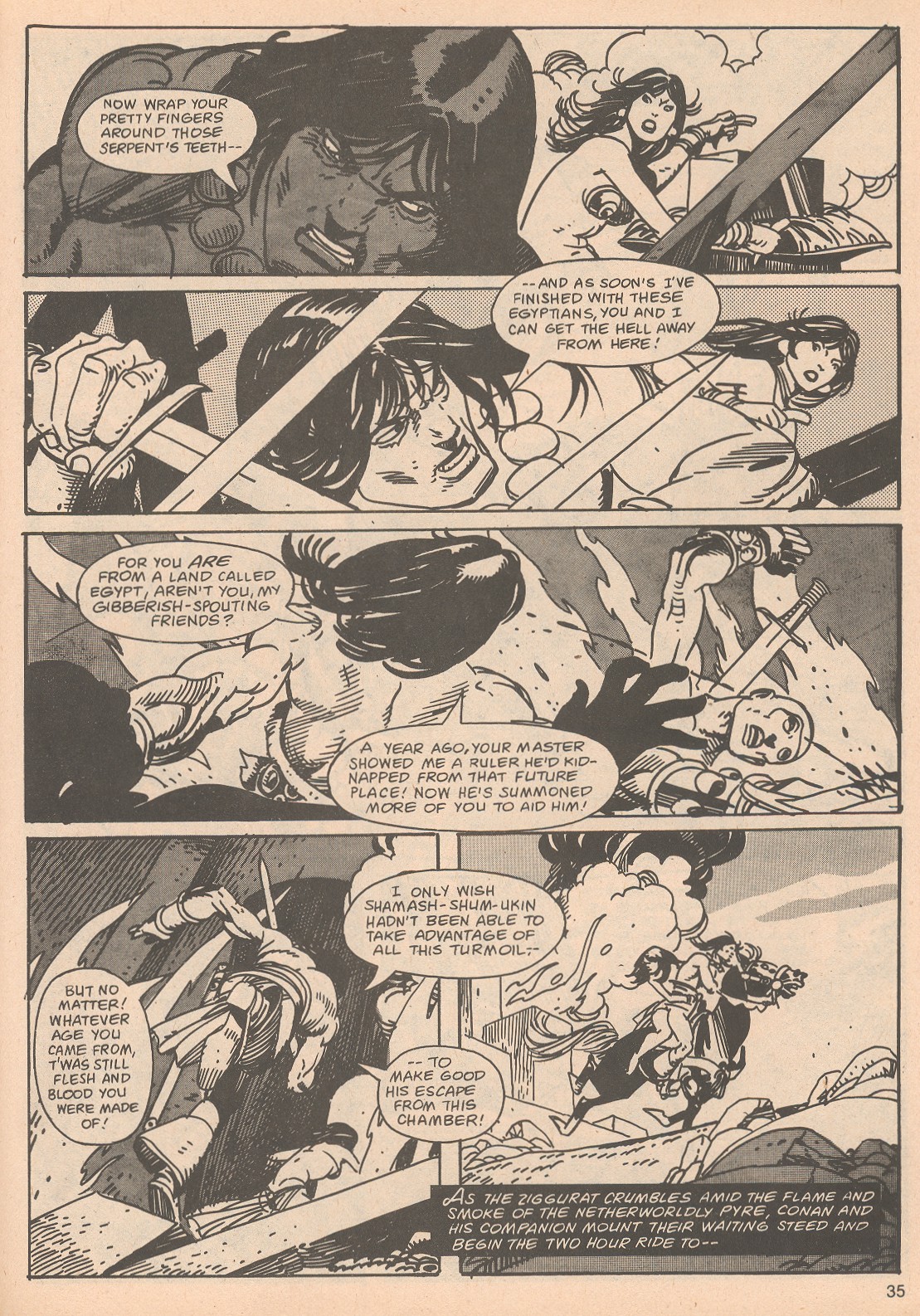 Read online The Savage Sword Of Conan comic -  Issue #65 - 35