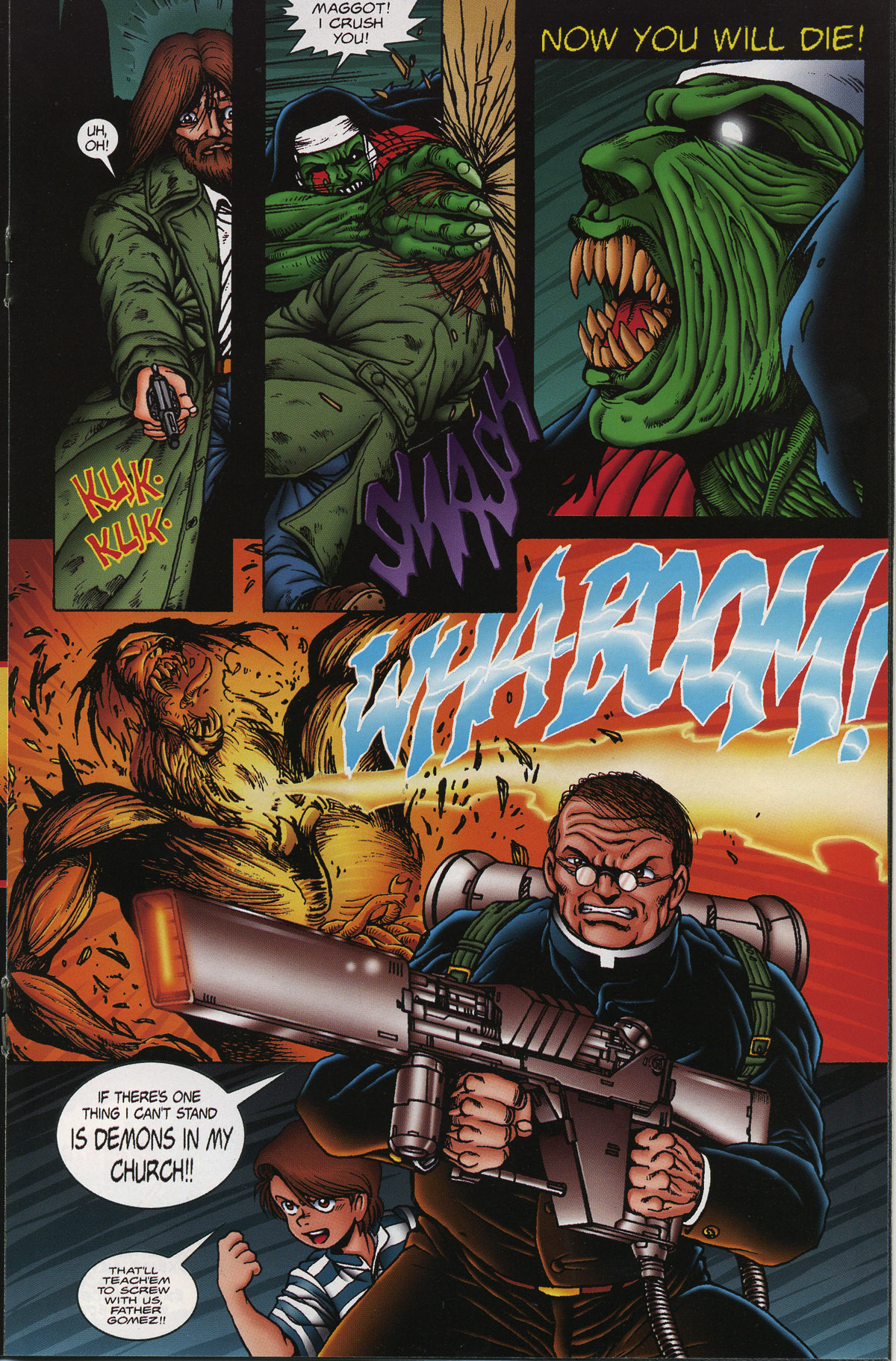 Read online Warrior Nun Areala: Rituals comic -  Issue #3 - 18
