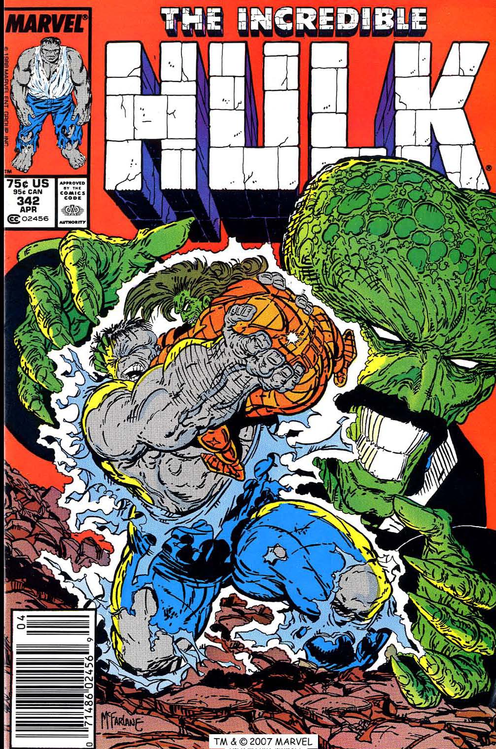 Read online The Incredible Hulk (1968) comic -  Issue #342 - 1