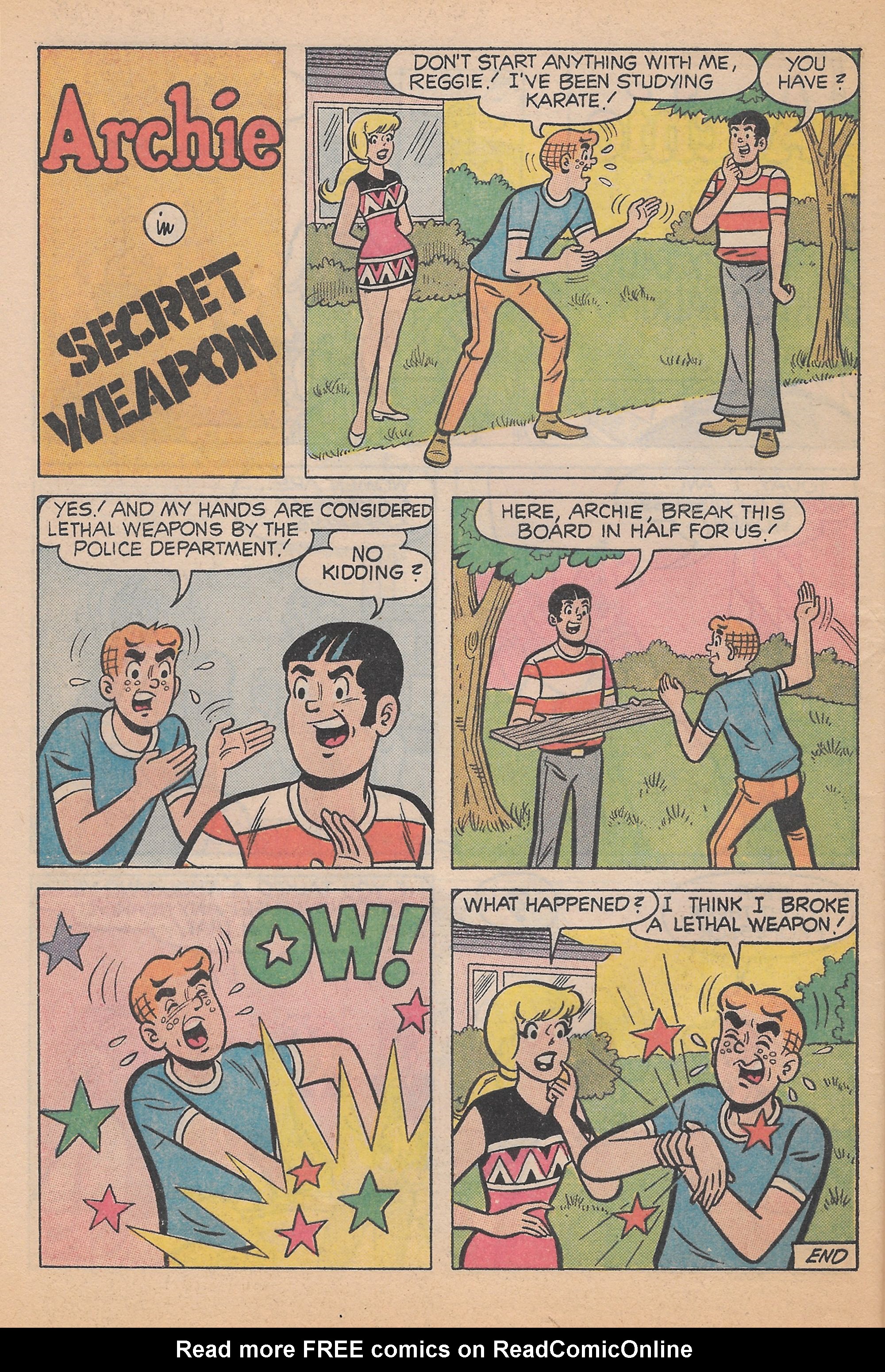 Read online Archie's Joke Book Magazine comic -  Issue #151 - 32