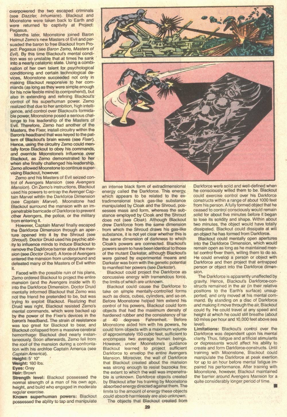 Read online The Official Handbook of the Marvel Universe Deluxe Edition comic -  Issue #16 - 31