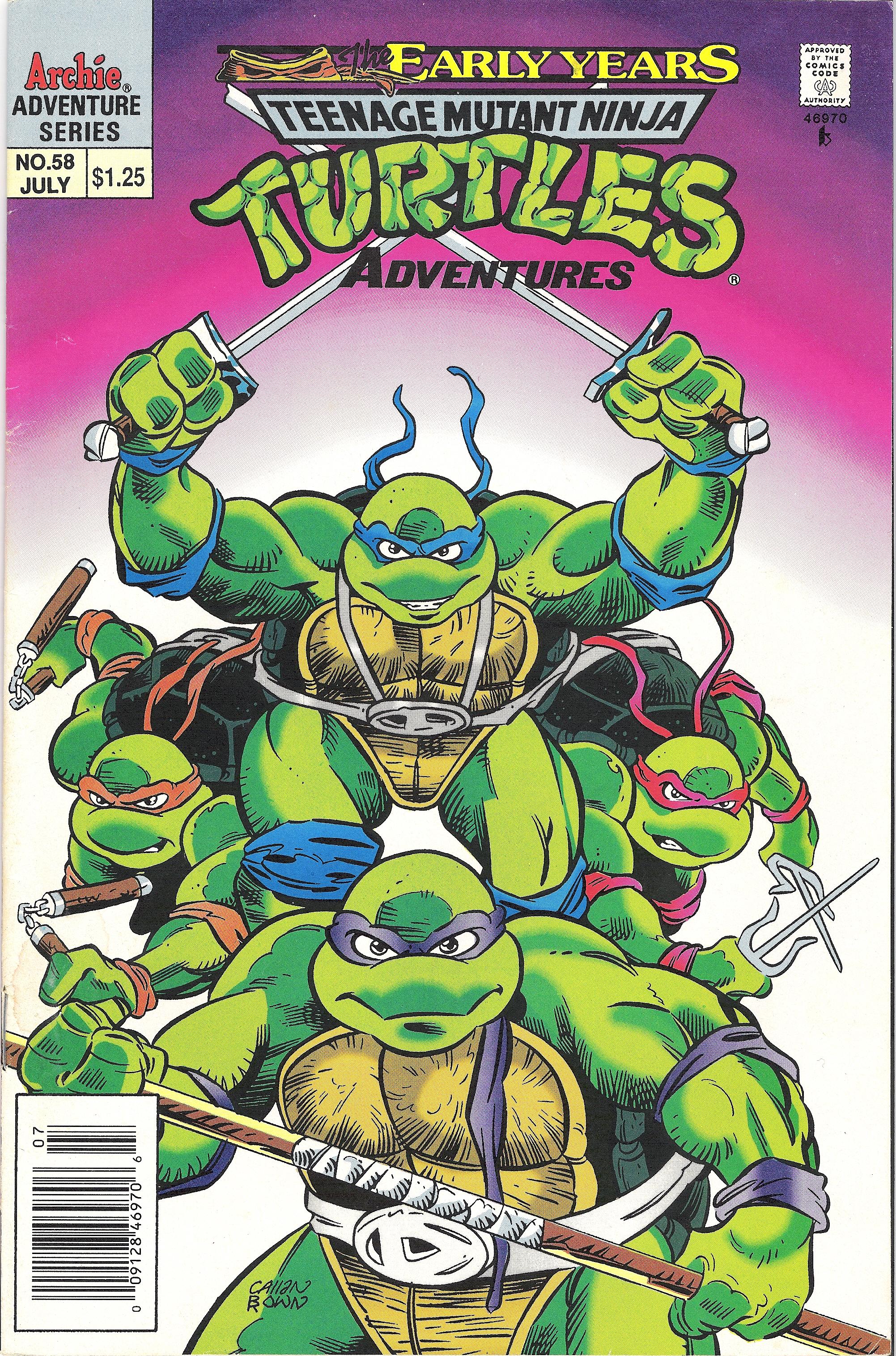 Read online Teenage Mutant Ninja Turtles Adventures (1989) comic -  Issue #58 - 1