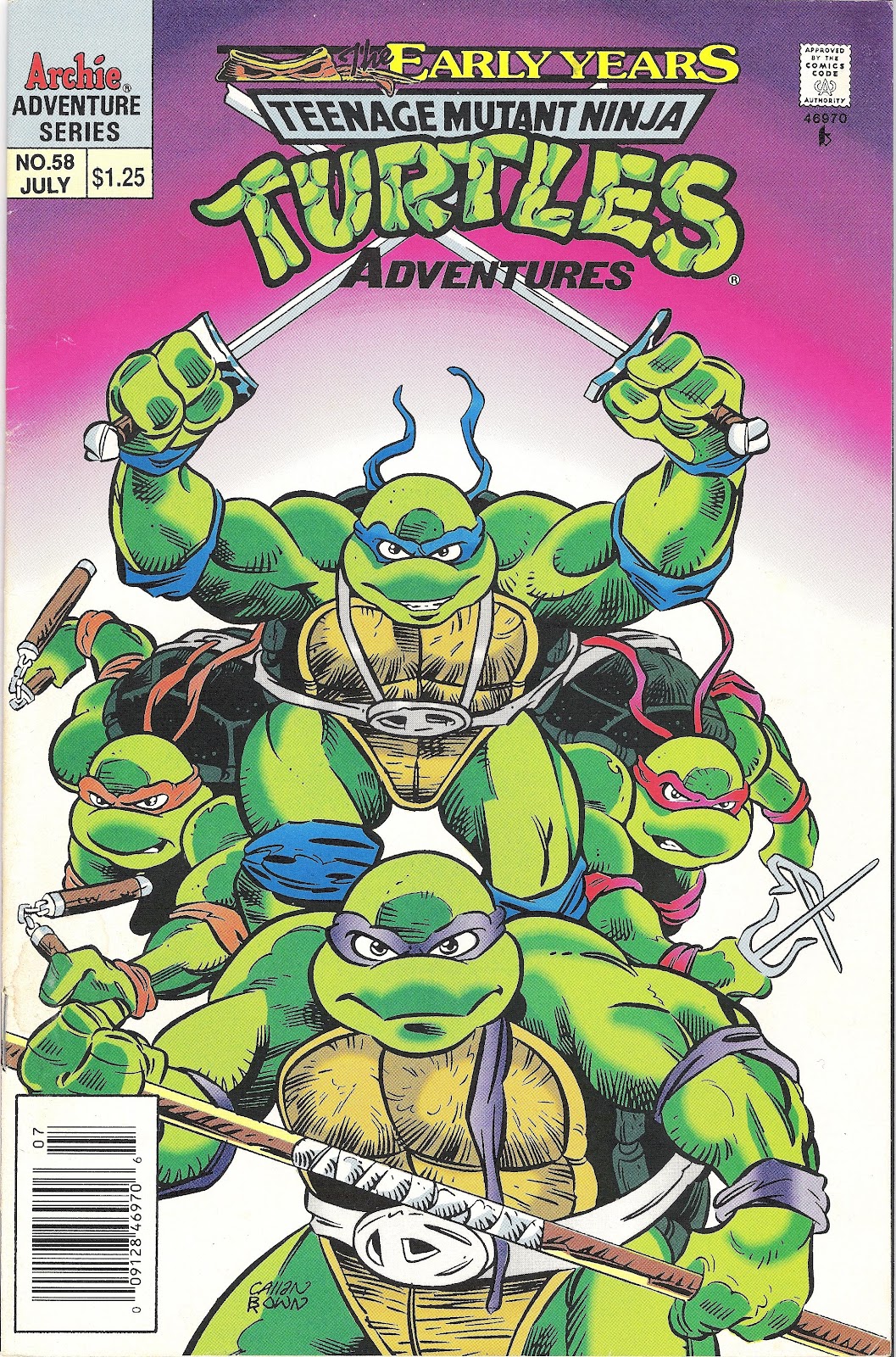 Teenage Mutant Ninja Turtles Adventures (1989) issue 58 - Page 1