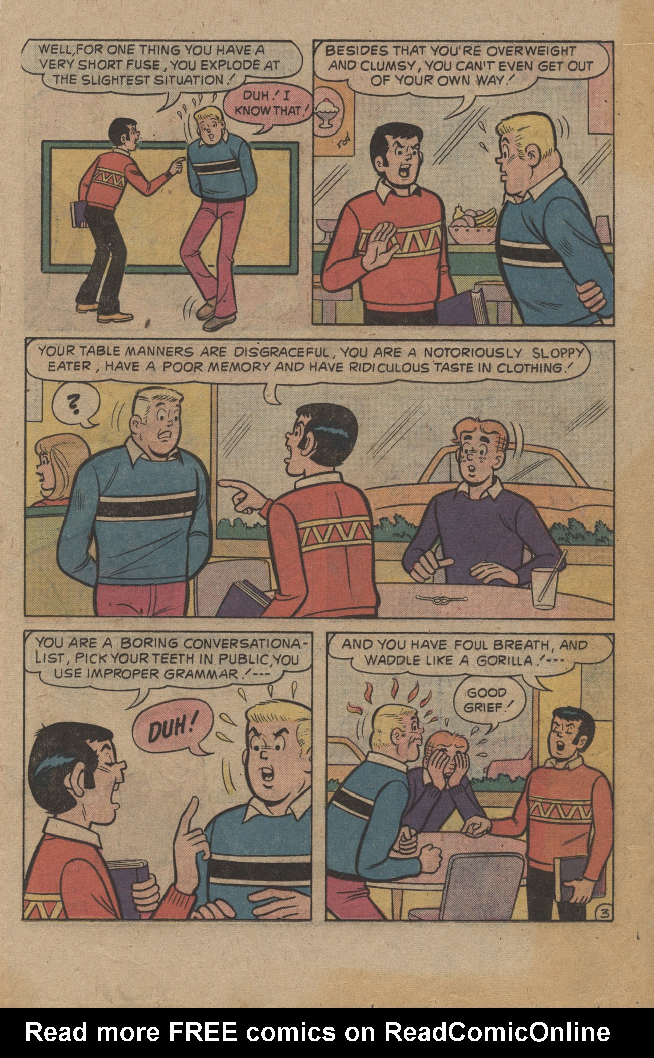 Read online Reggie and Me (1966) comic -  Issue #81 - 15