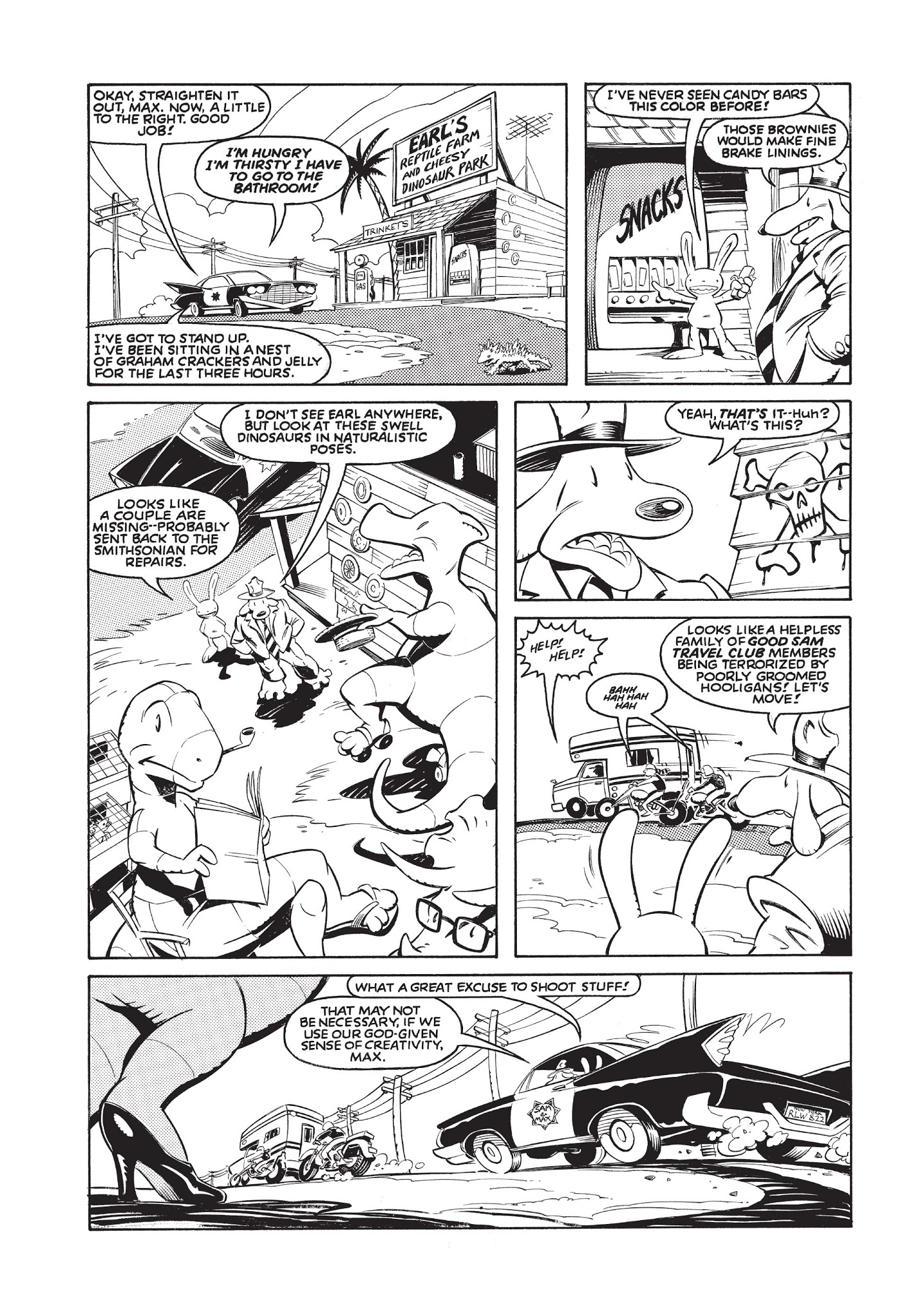 Read online Sam & Max Surfin' The Highway comic -  Issue # TPB - 56