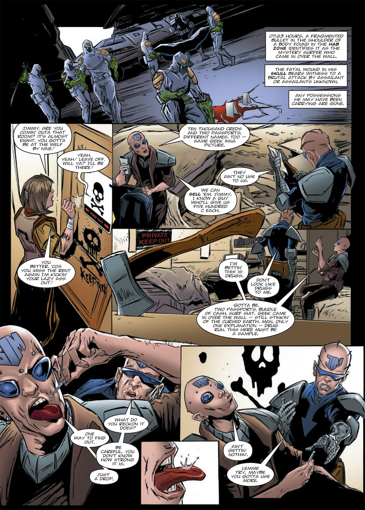 Read online Judge Dredd: Day of Chaos: Endgame comic -  Issue # TPB (Part 1) - 91