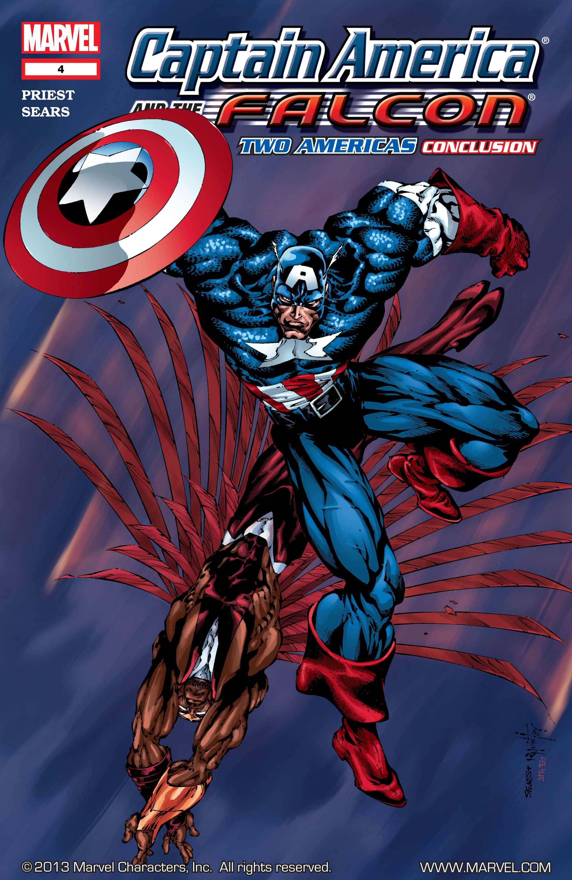 Read online Captain America & the Falcon comic -  Issue #4 - 1
