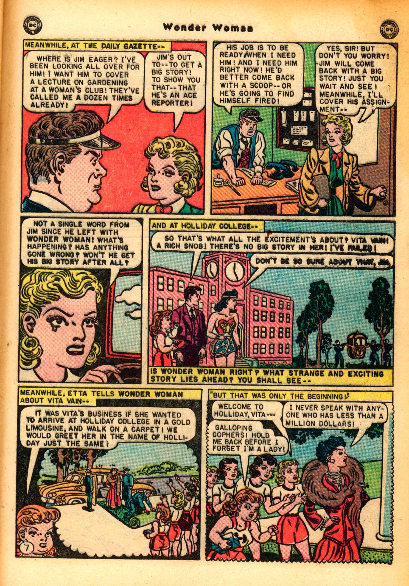 Read online Wonder Woman (1942) comic -  Issue #39 - 43