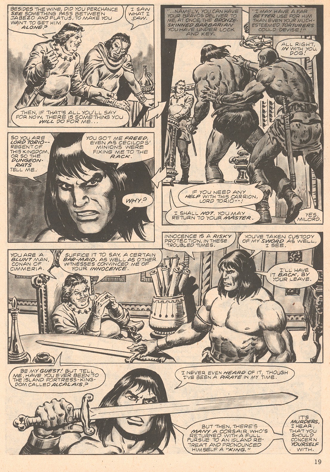 Read online The Savage Sword Of Conan comic -  Issue #66 - 19