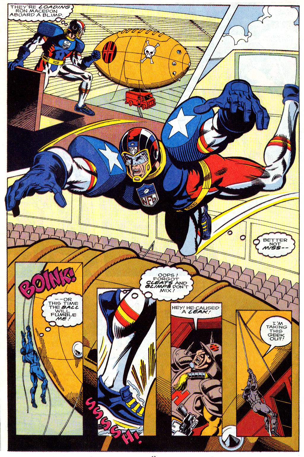 Read online NFL SuperPro comic -  Issue #5 - 11