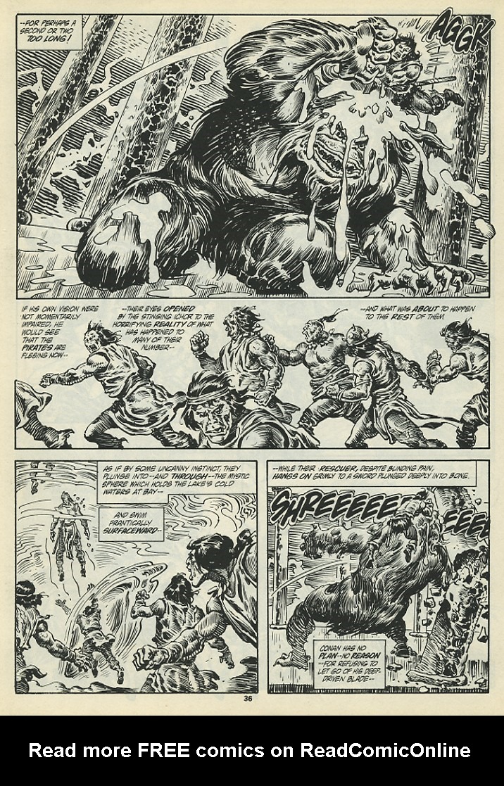 Read online The Savage Sword Of Conan comic -  Issue #198 - 38