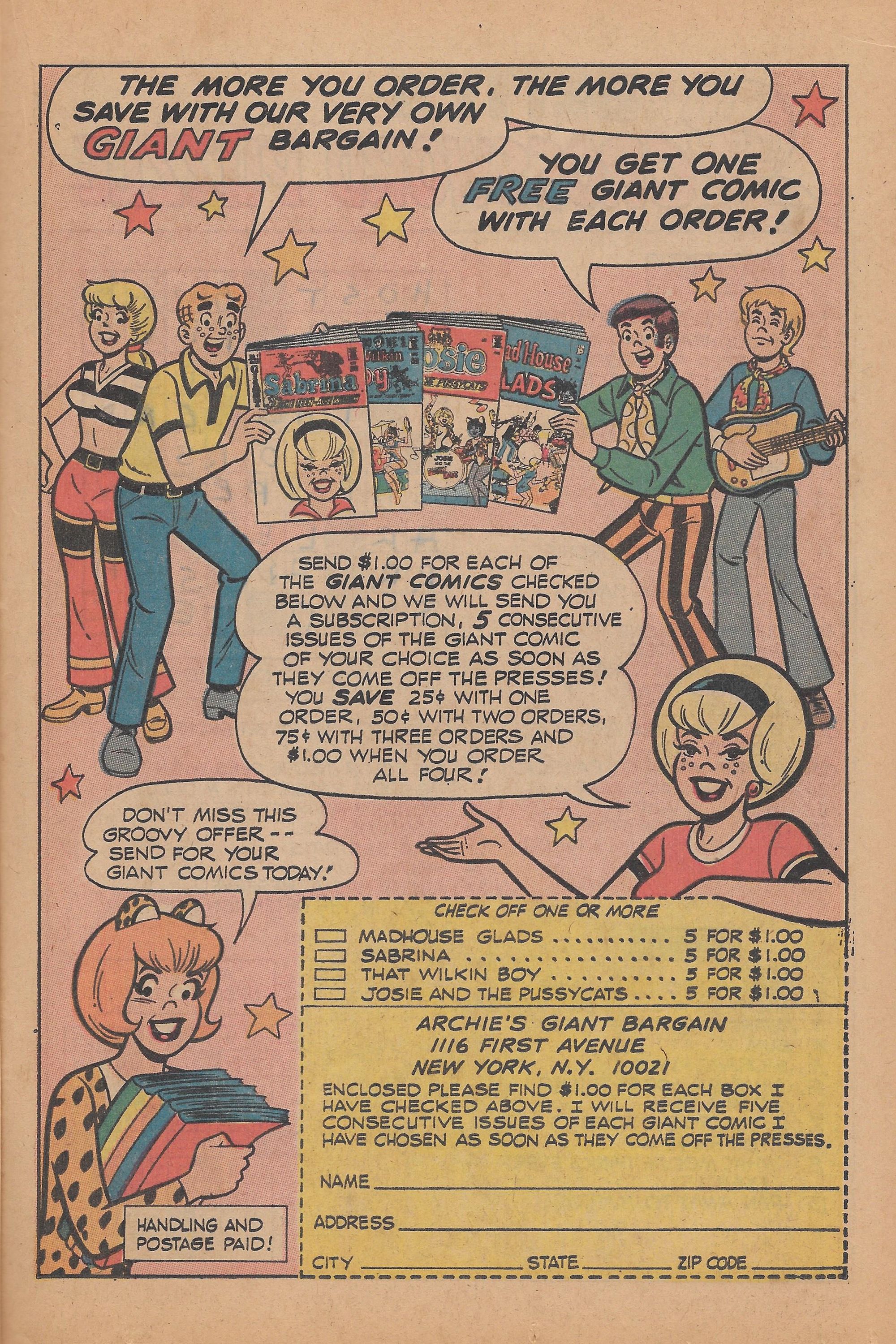 Read online Archie Giant Series Magazine comic -  Issue #187 - 37