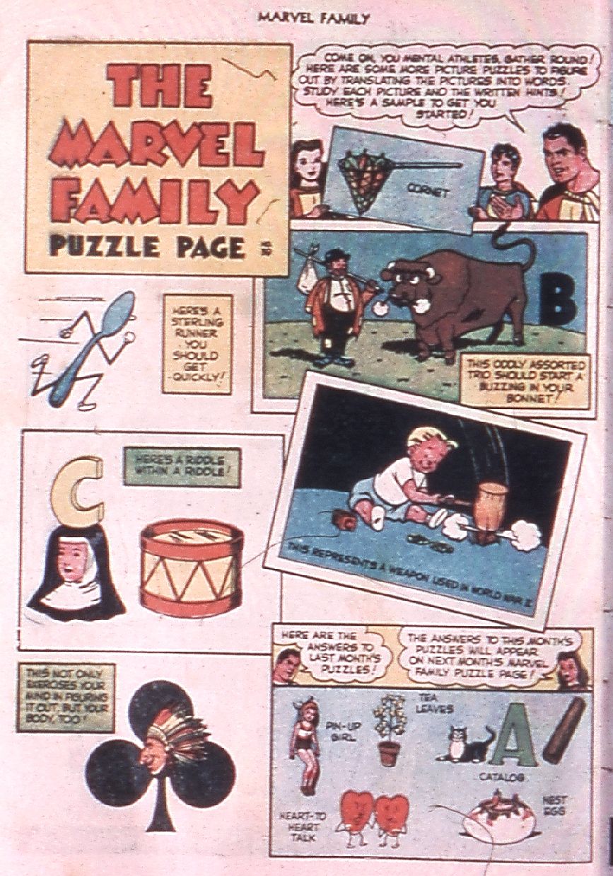 Read online The Marvel Family comic -  Issue #59 - 34