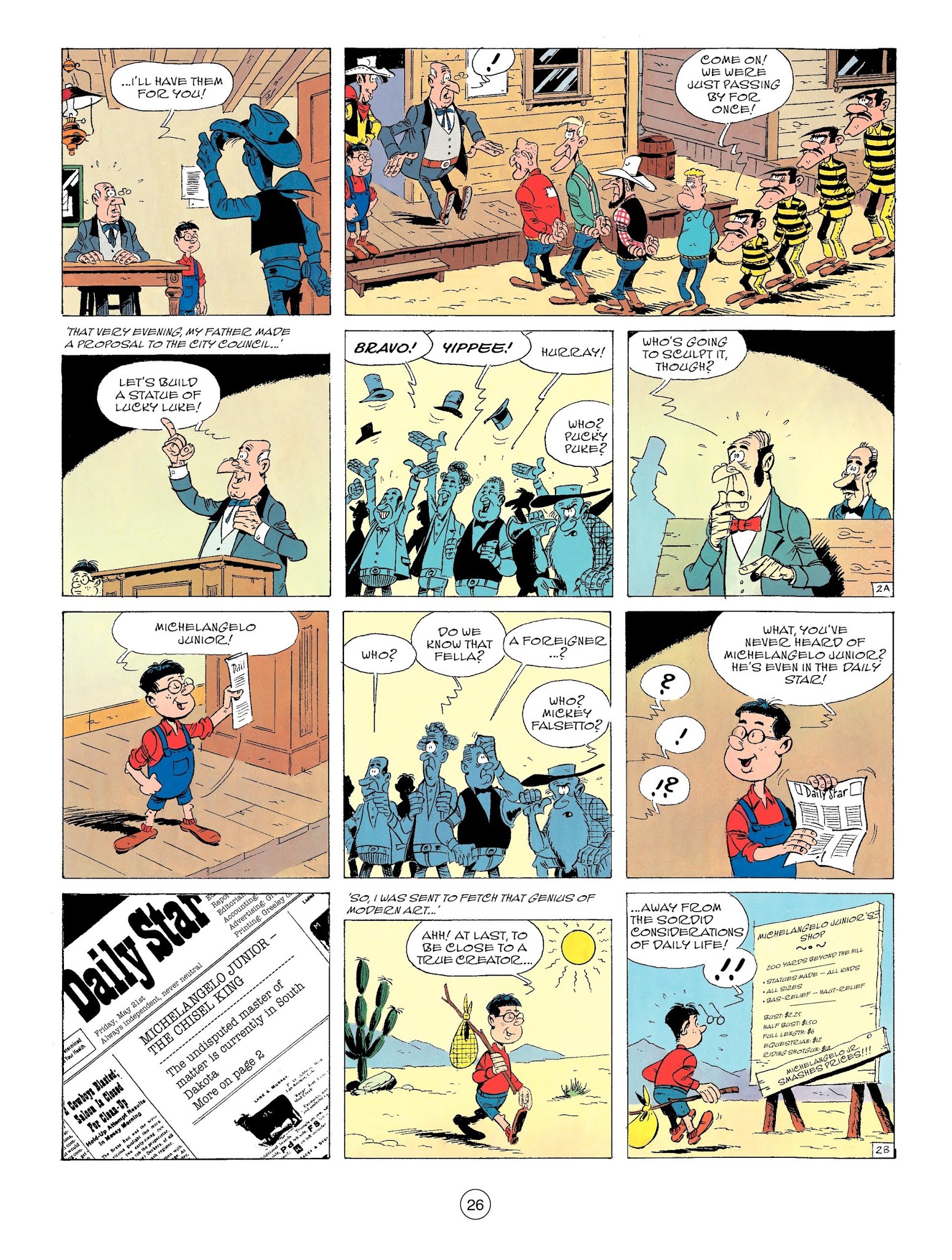 Read online A Lucky Luke Adventure comic -  Issue #62 - 28