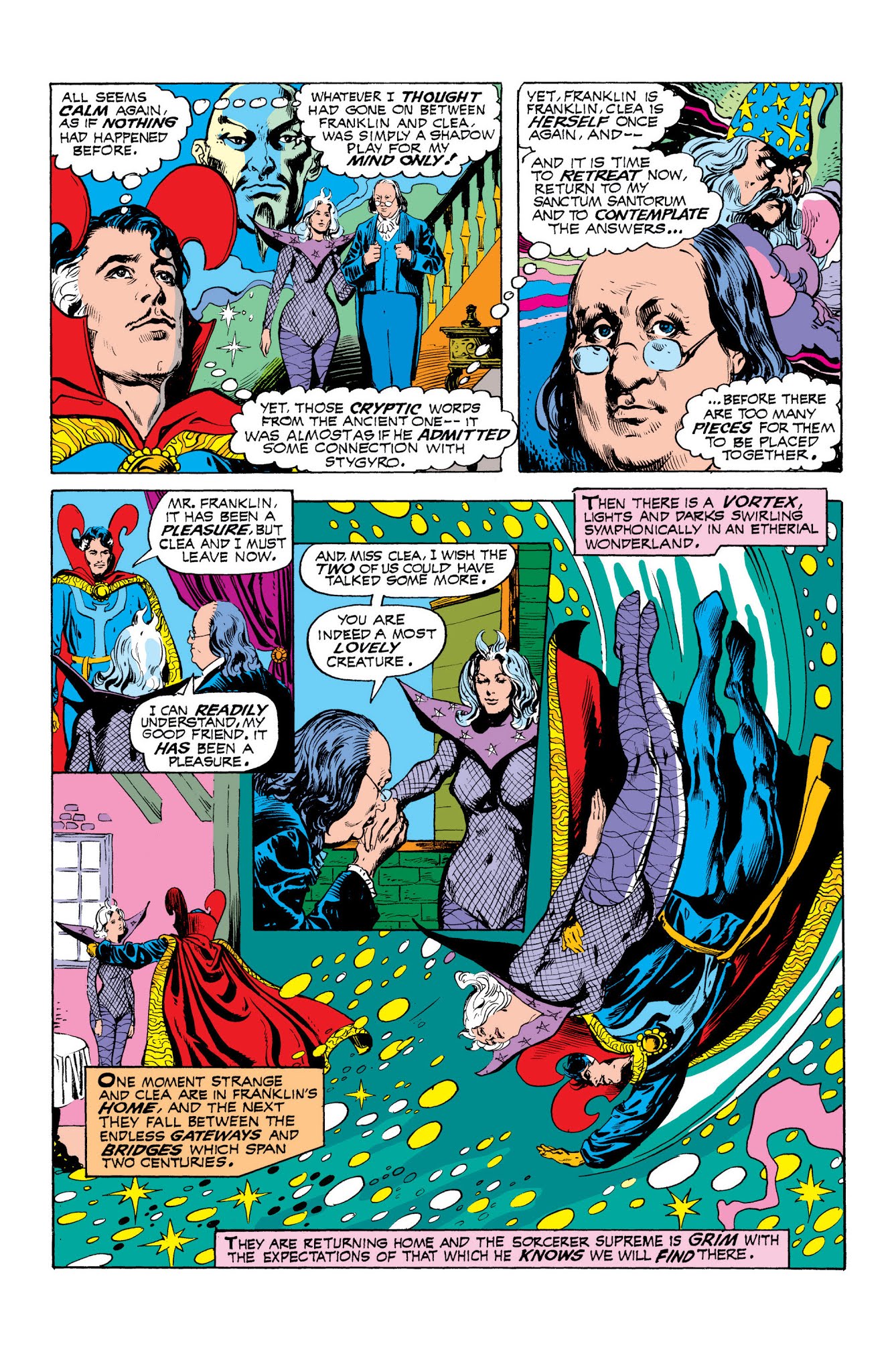 Read online Marvel Masterworks: Doctor Strange comic -  Issue # TPB 6 (Part 2) - 99