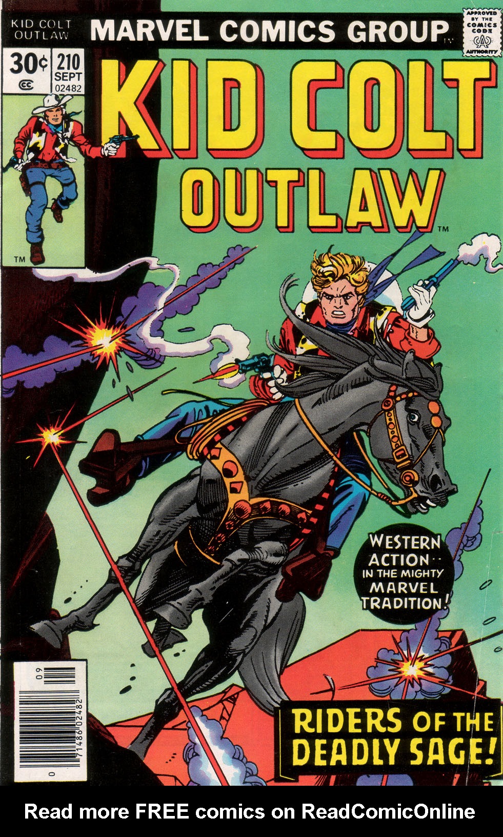 Read online Kid Colt Outlaw comic -  Issue #210 - 1