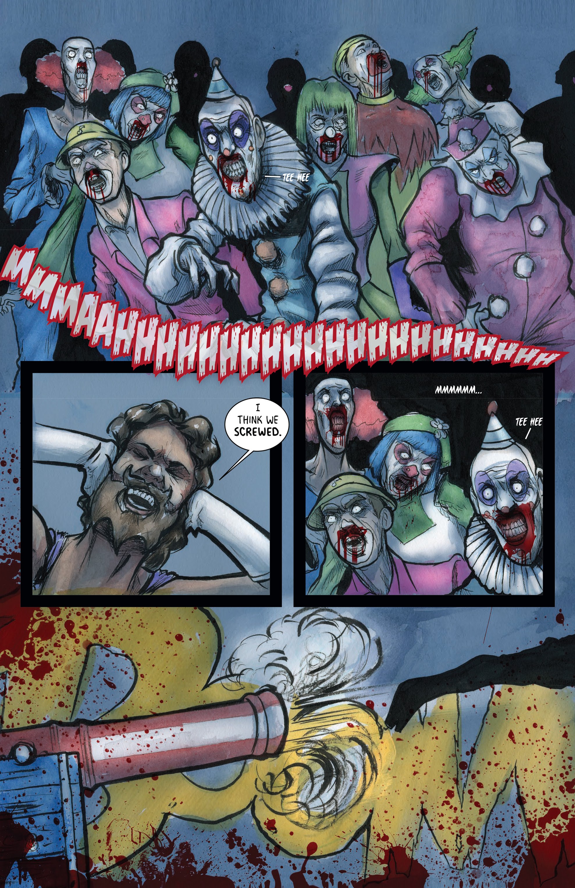 Read online Made Up: Zombie Clown Circus comic -  Issue # Full - 45