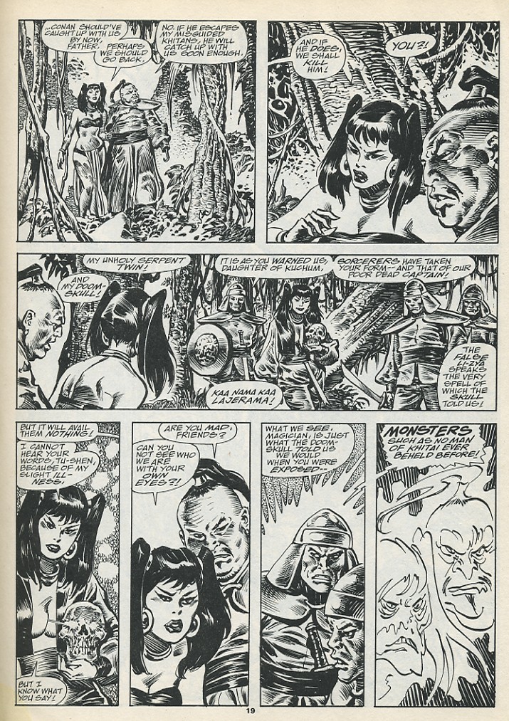 Read online The Savage Sword Of Conan comic -  Issue #193 - 21