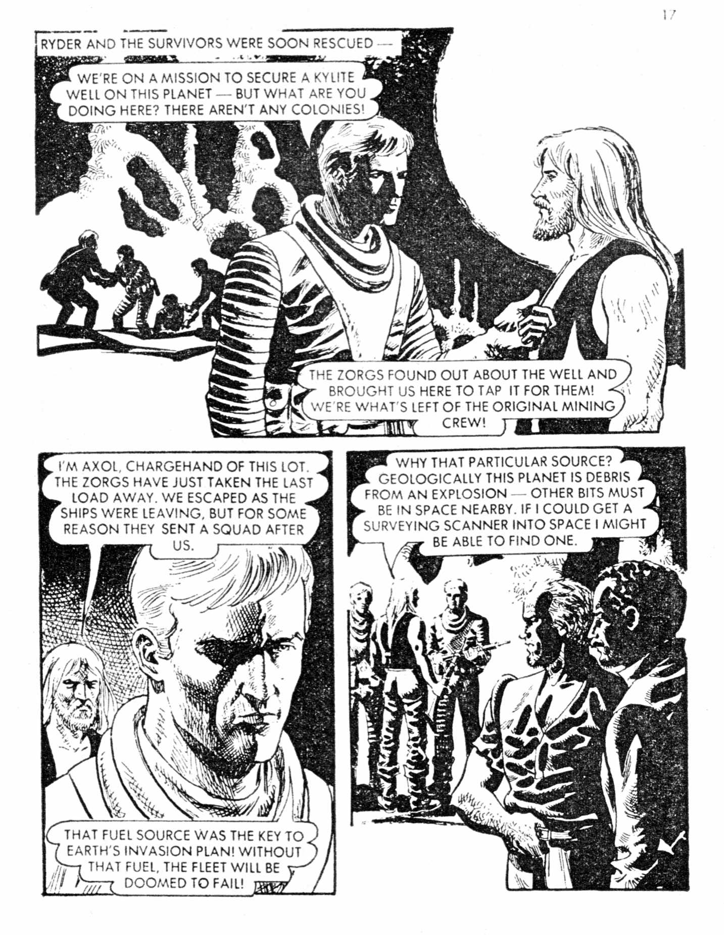 Read online Starblazer comic -  Issue #147 - 17