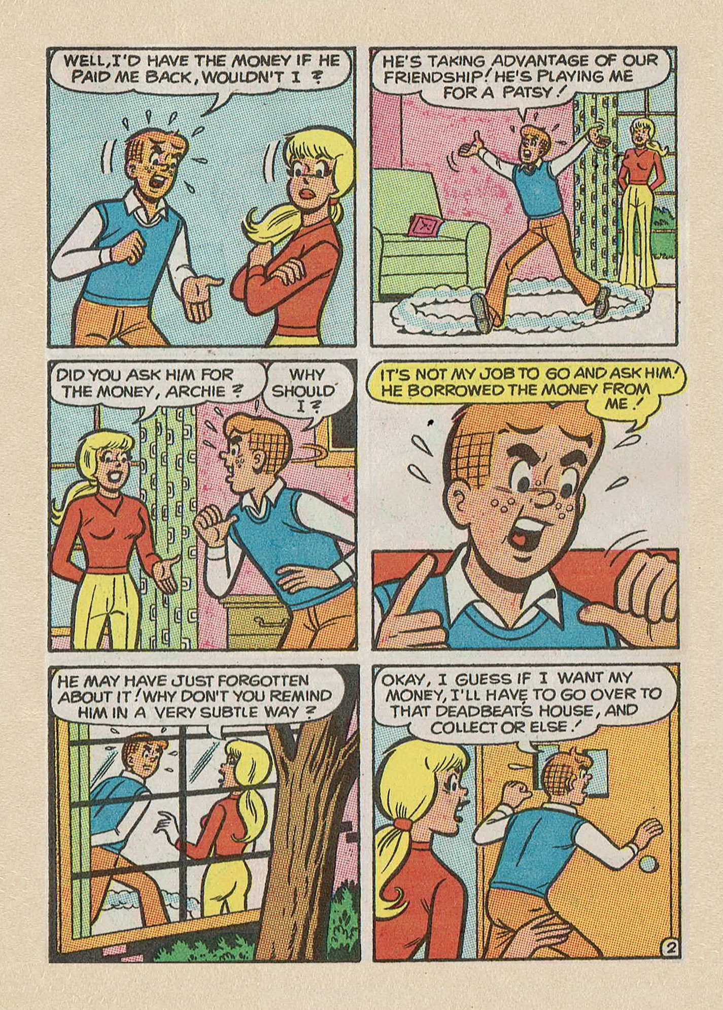 Read online Betty and Veronica Digest Magazine comic -  Issue #48 - 51