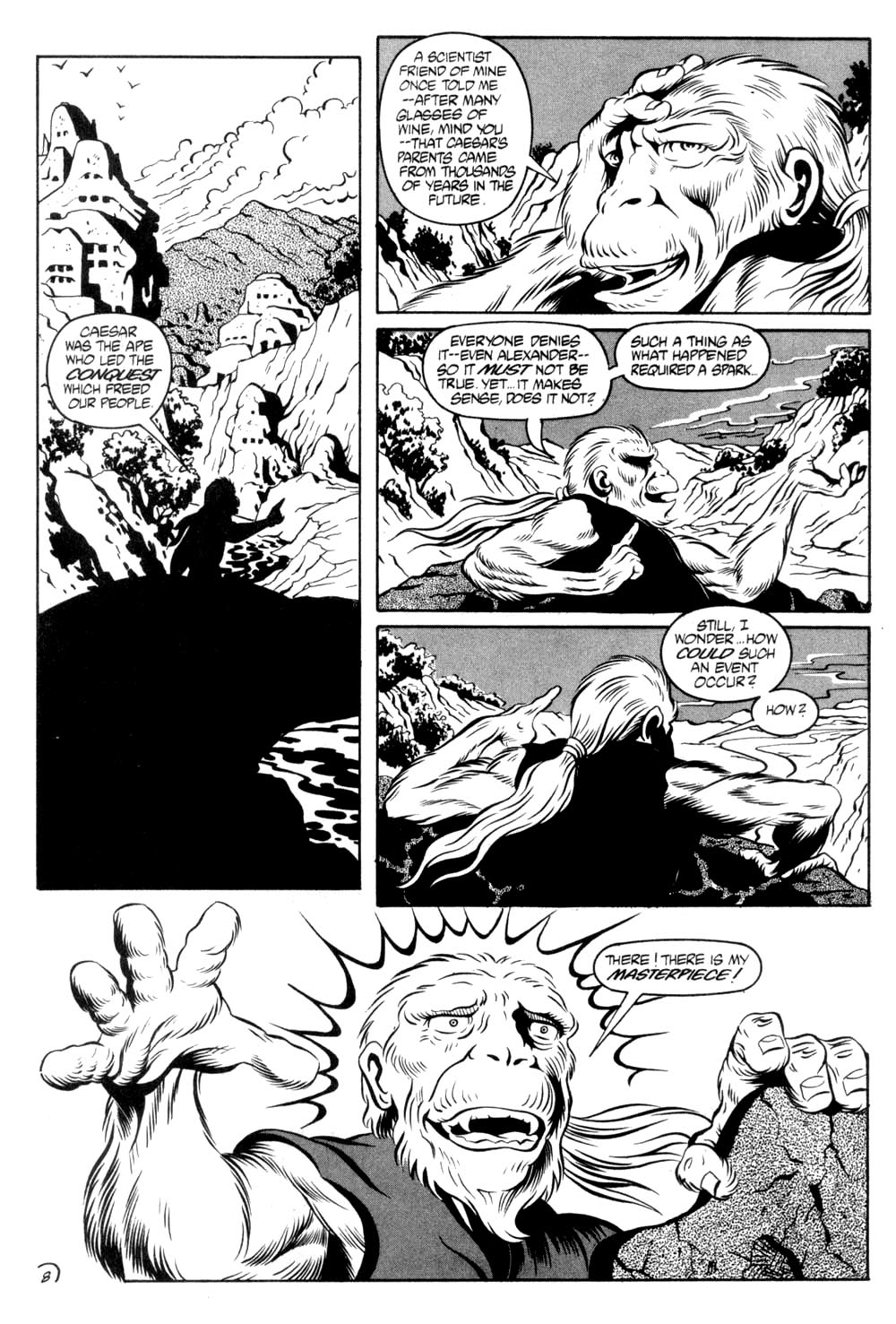 Read online Planet of the Apes (1990) comic -  Issue #6 - 10