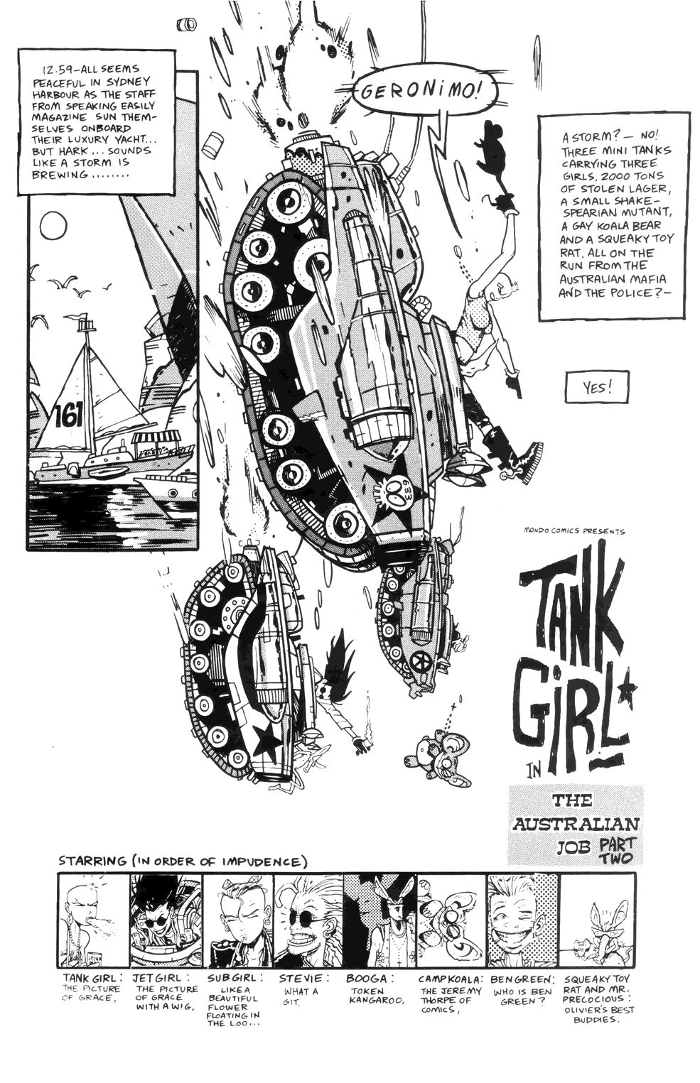 Read online Tank Girl (1991) comic -  Issue #3 - 4