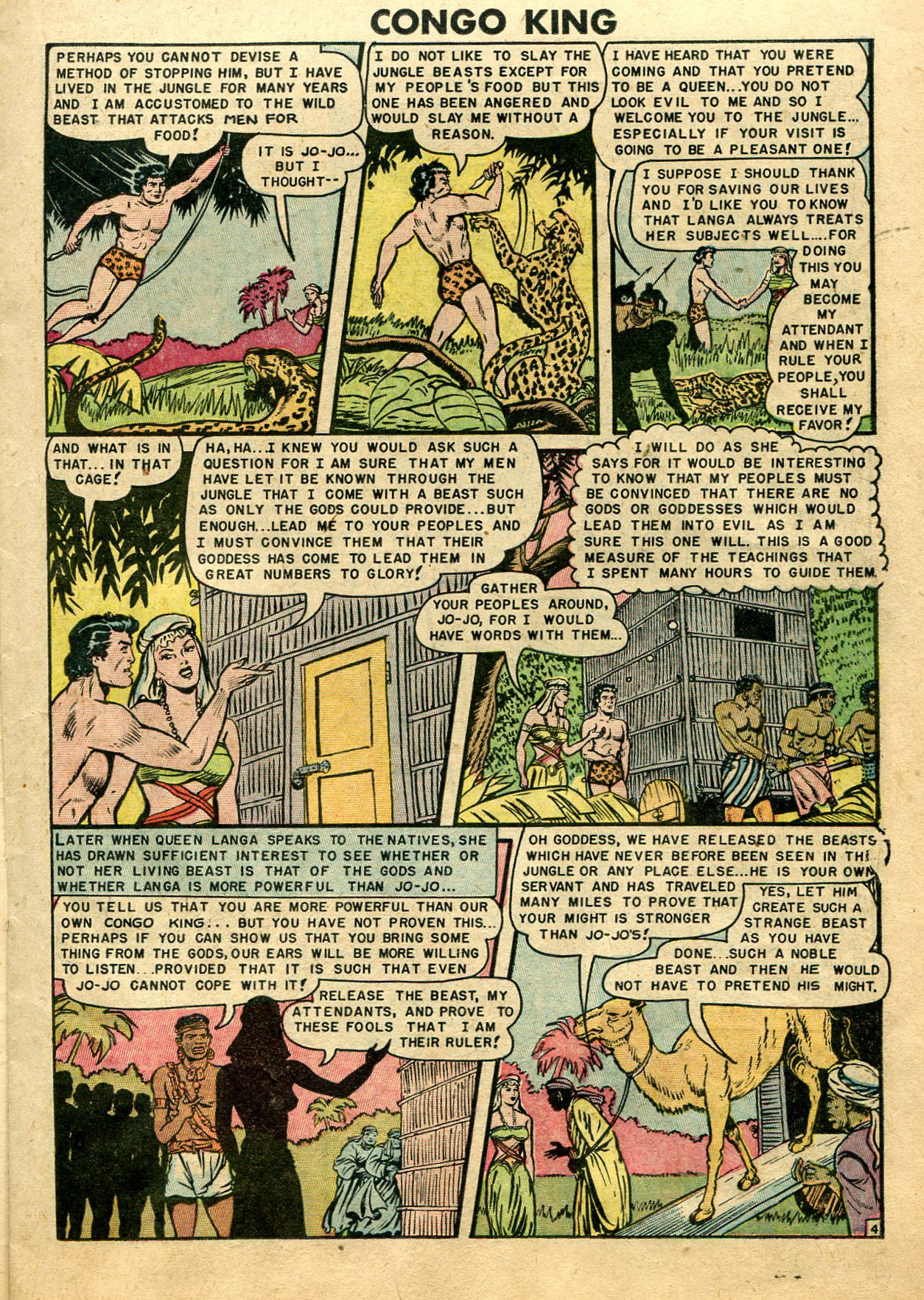 Read online Jungle Jo (1950) comic -  Issue # Full - 15