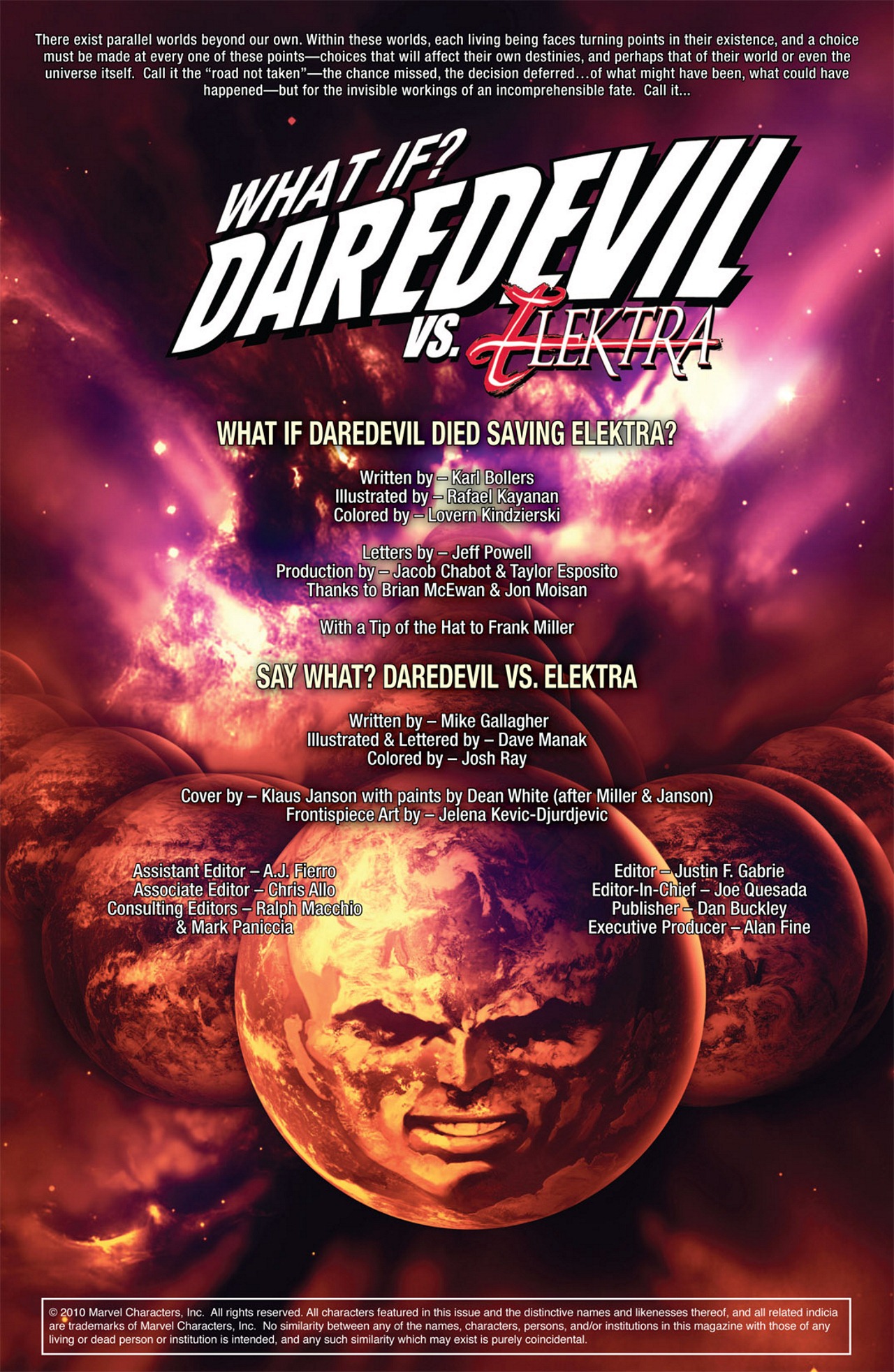 Read online What If? Daredevil vs. Elektra comic -  Issue # Full - 2