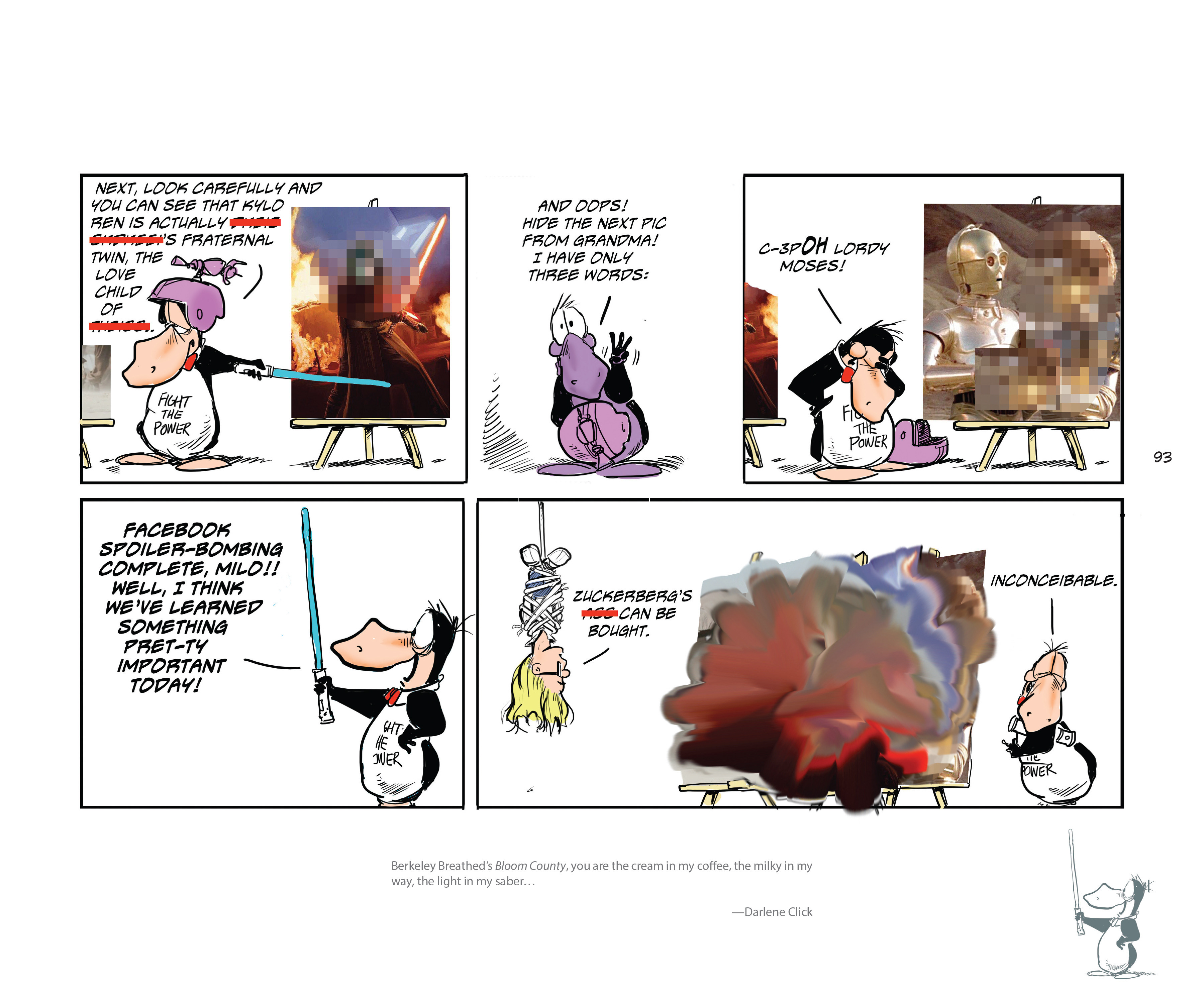 Read online Bloom County Episode XI: A New Hope comic -  Issue # Full - 95