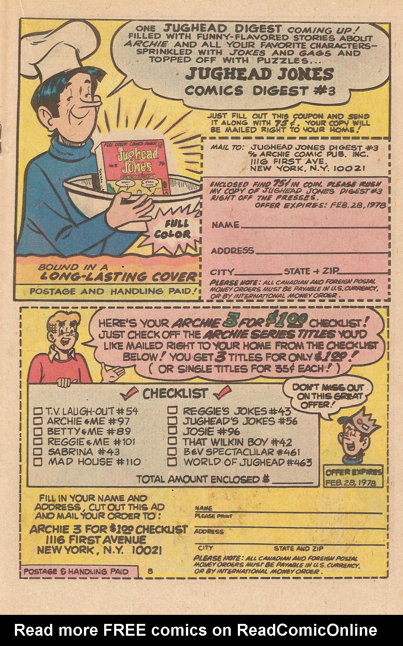 Read online Jughead (1965) comic -  Issue #270 - 19