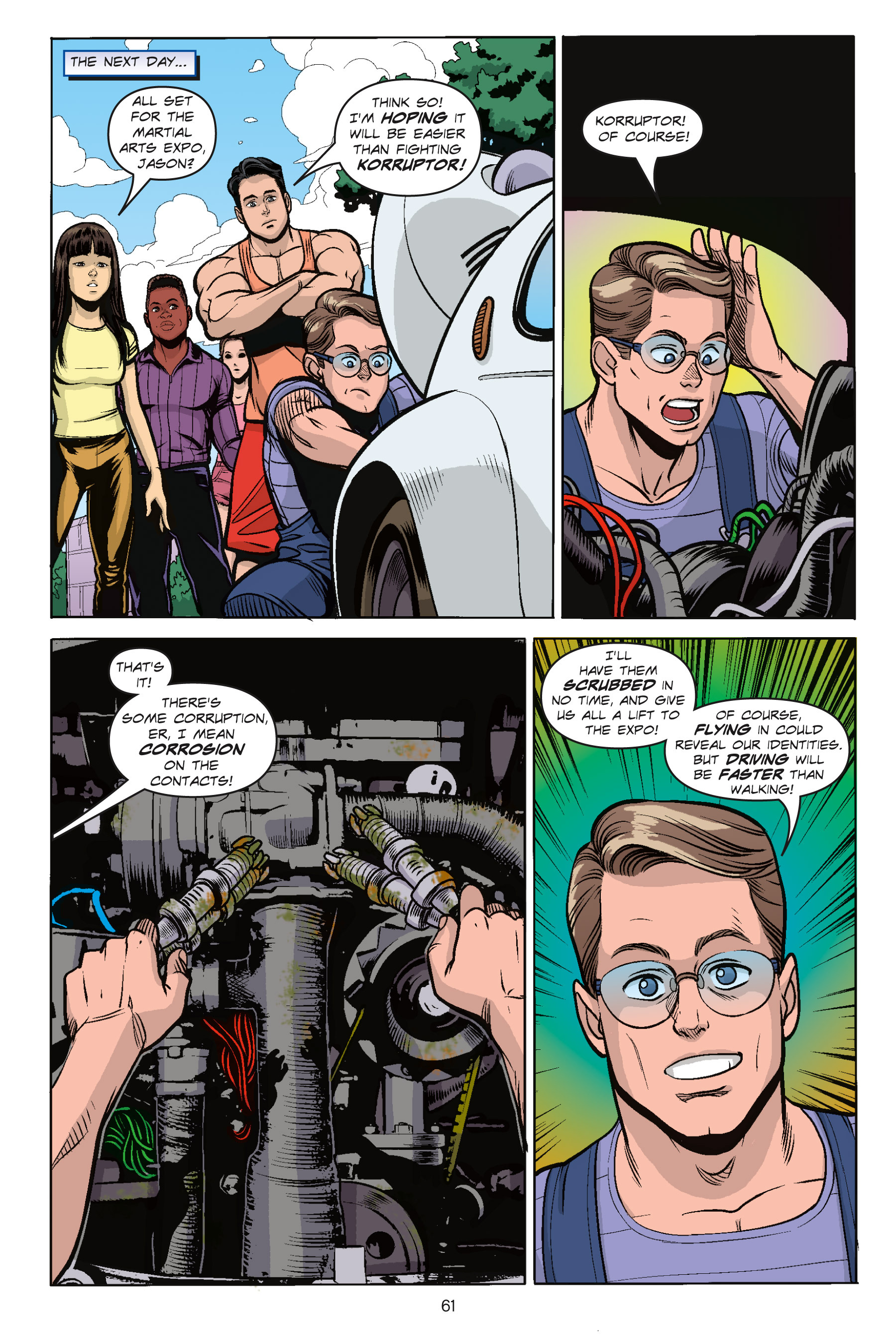 Read online Mighty Morphin Power Rangers: Going Green comic -  Issue # Full - 61