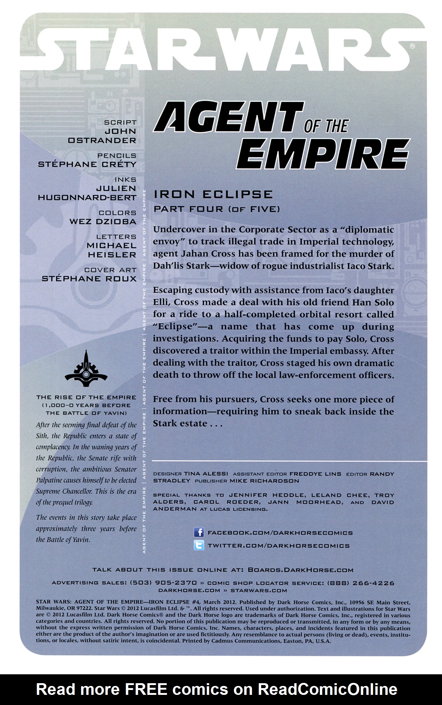 Read online Star Wars: Agent Of The Empire - Iron Eclipse comic -  Issue #4 - 2