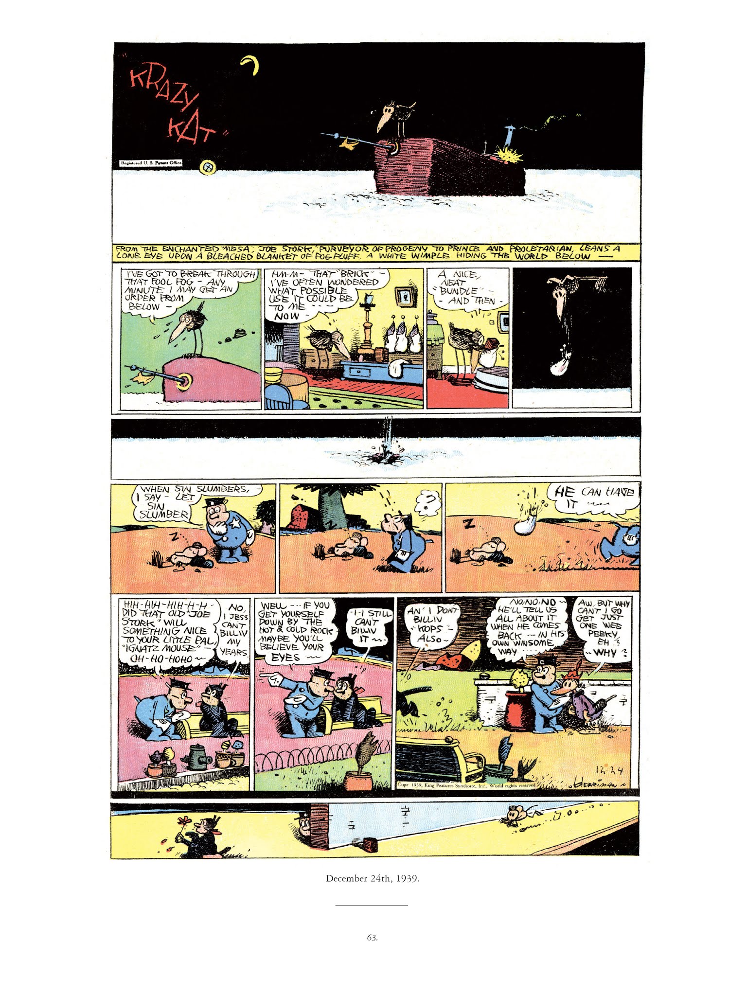 Read online Krazy & Ignatz comic -  Issue # TPB 11 - 63